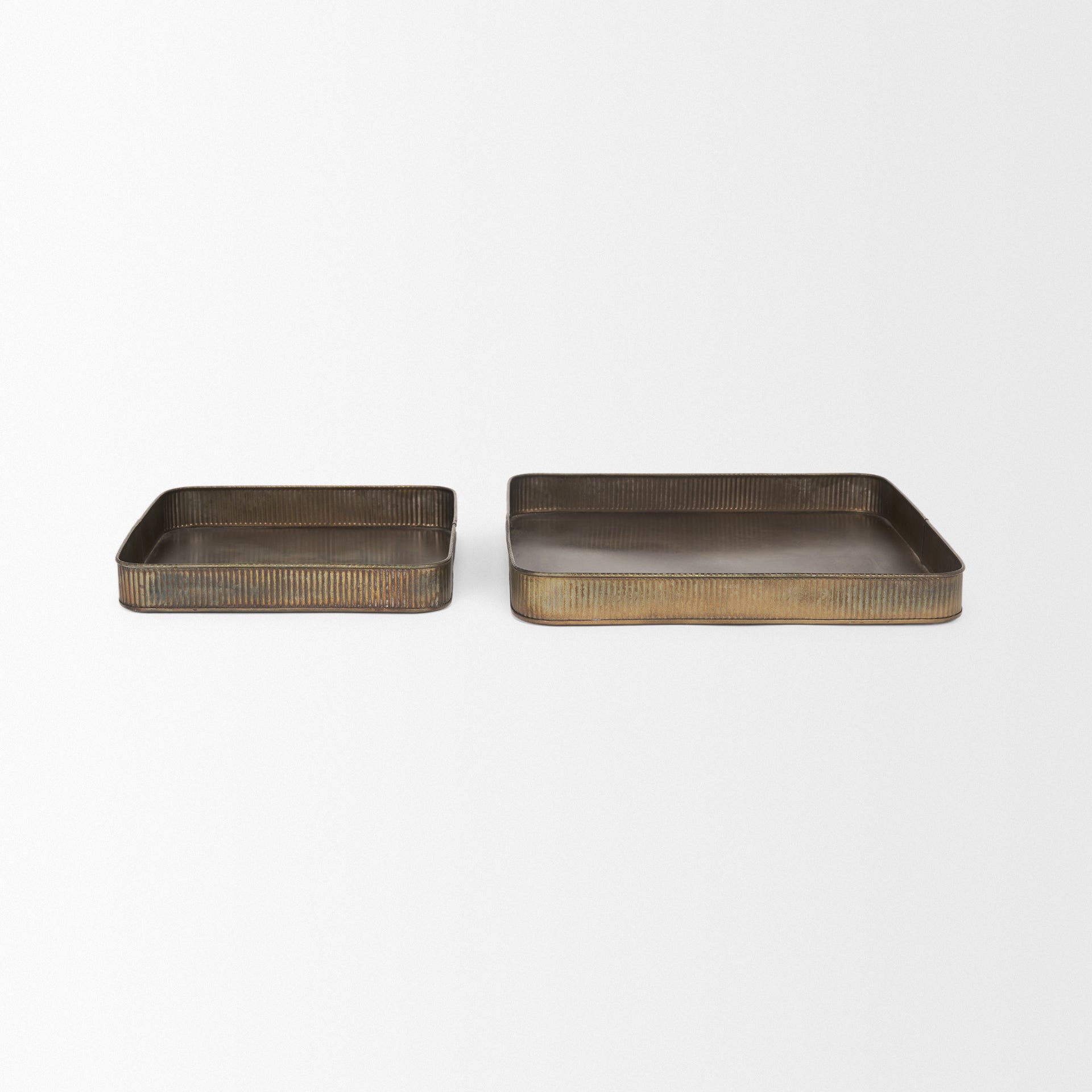 Varun Metal Trays Set of 2