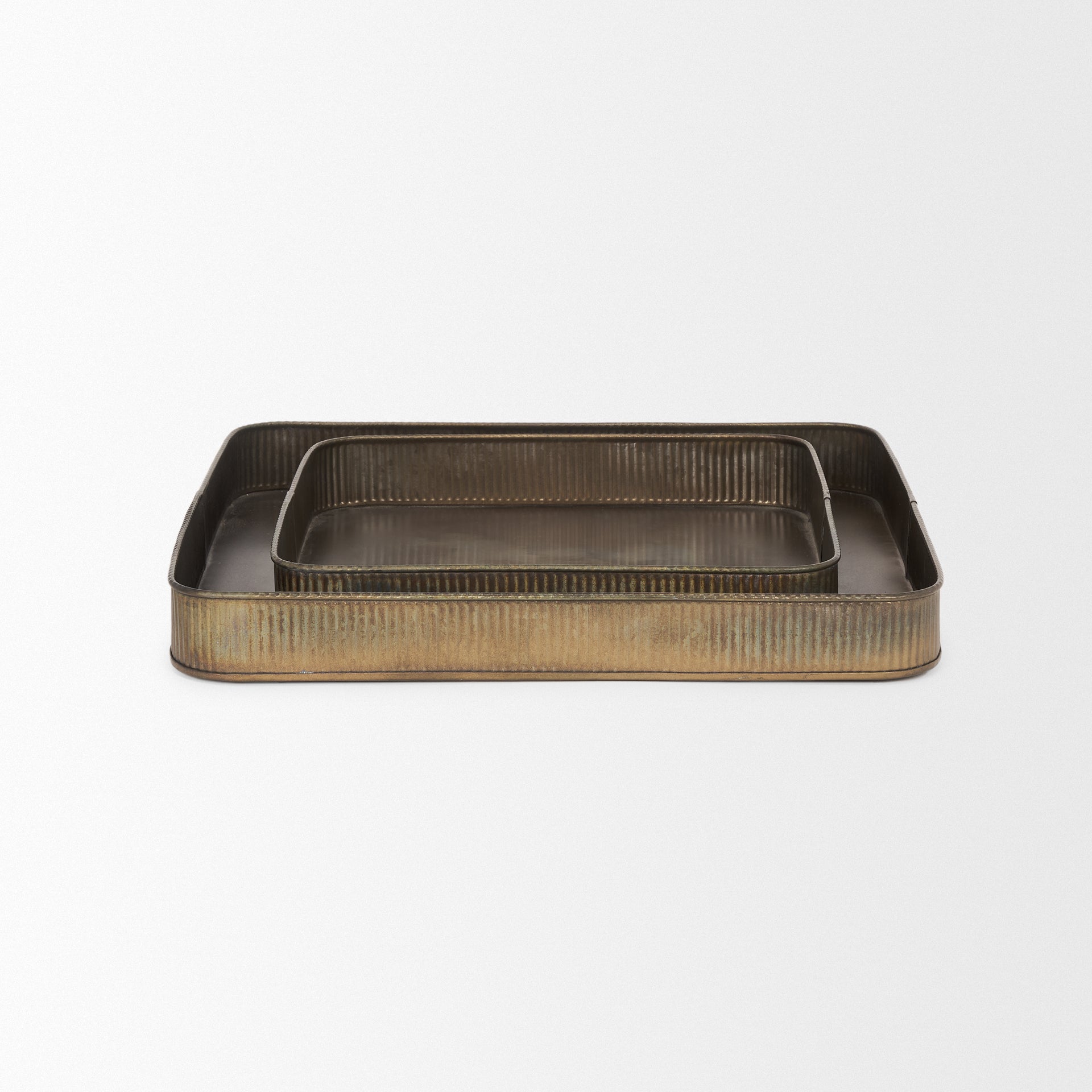 Varun Metal Trays Set of 2