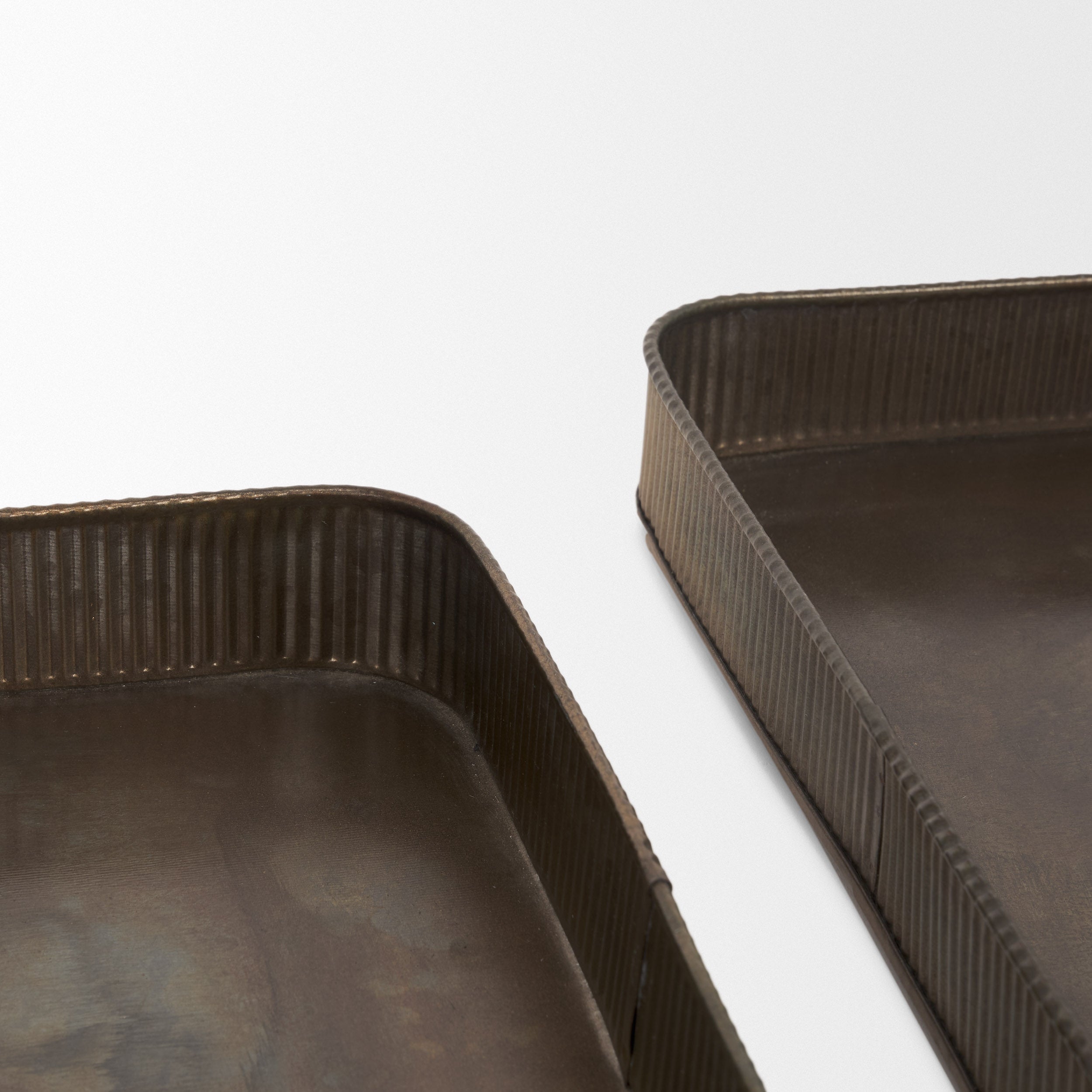Varun Metal Trays Set of 2