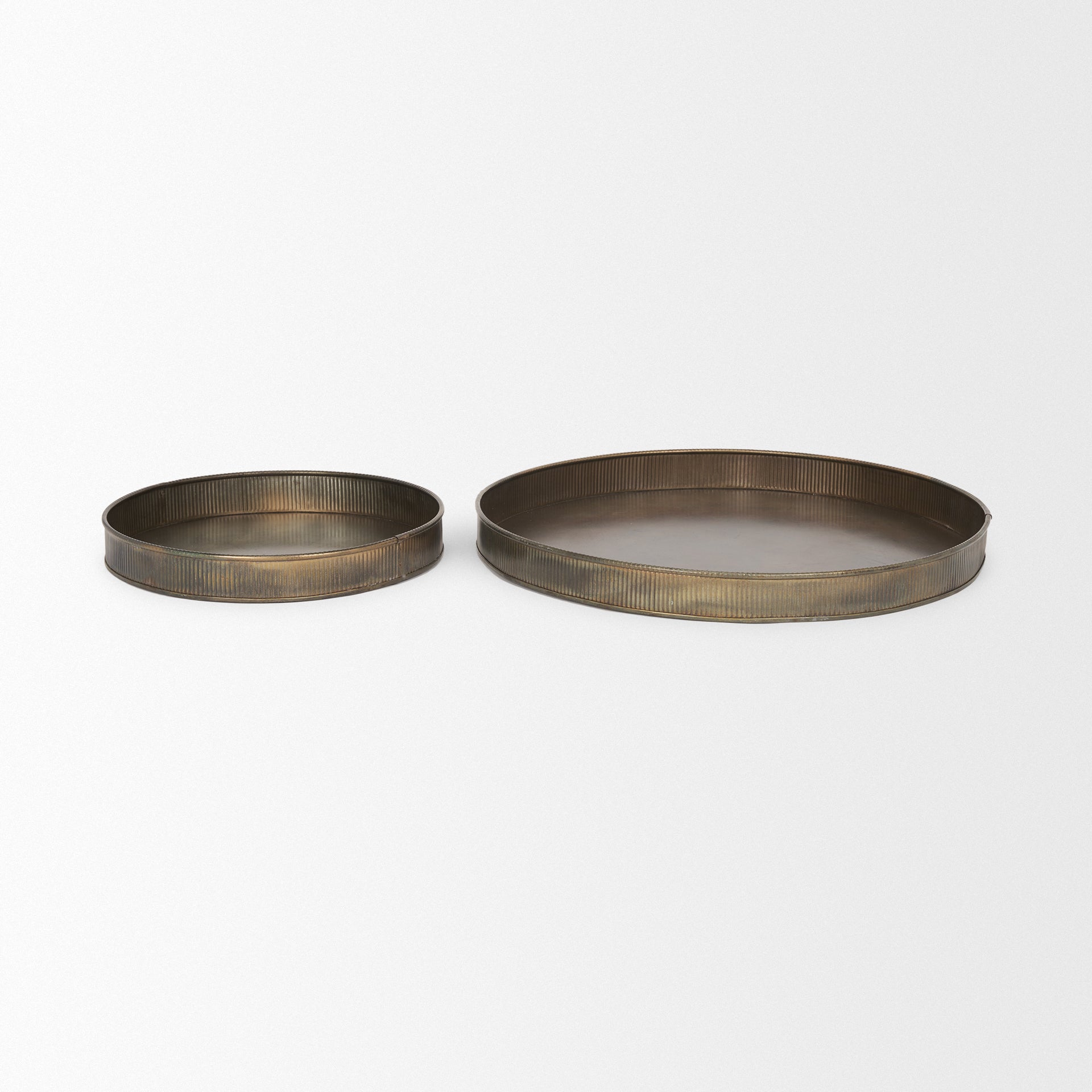 Varun Metal Trays Set of 2