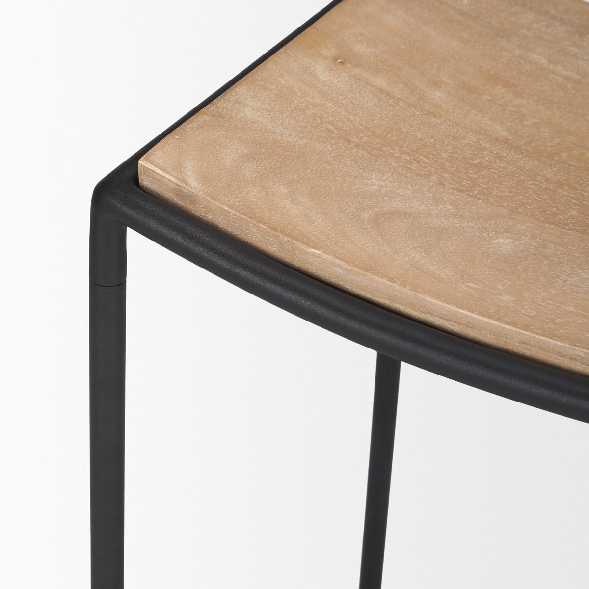 Taniel Wood Seat Stool