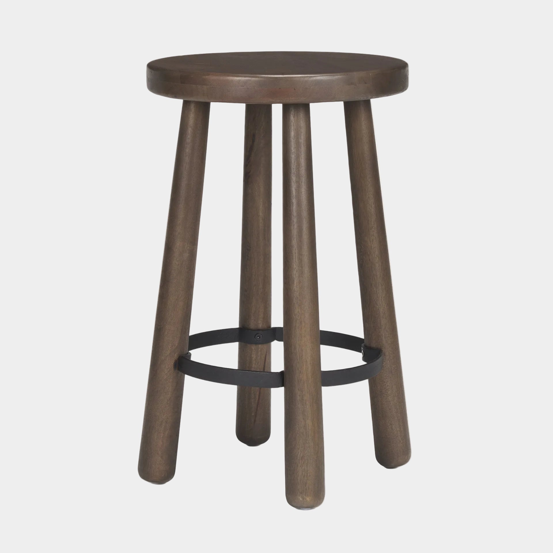 Weldon Wood Seat Stool