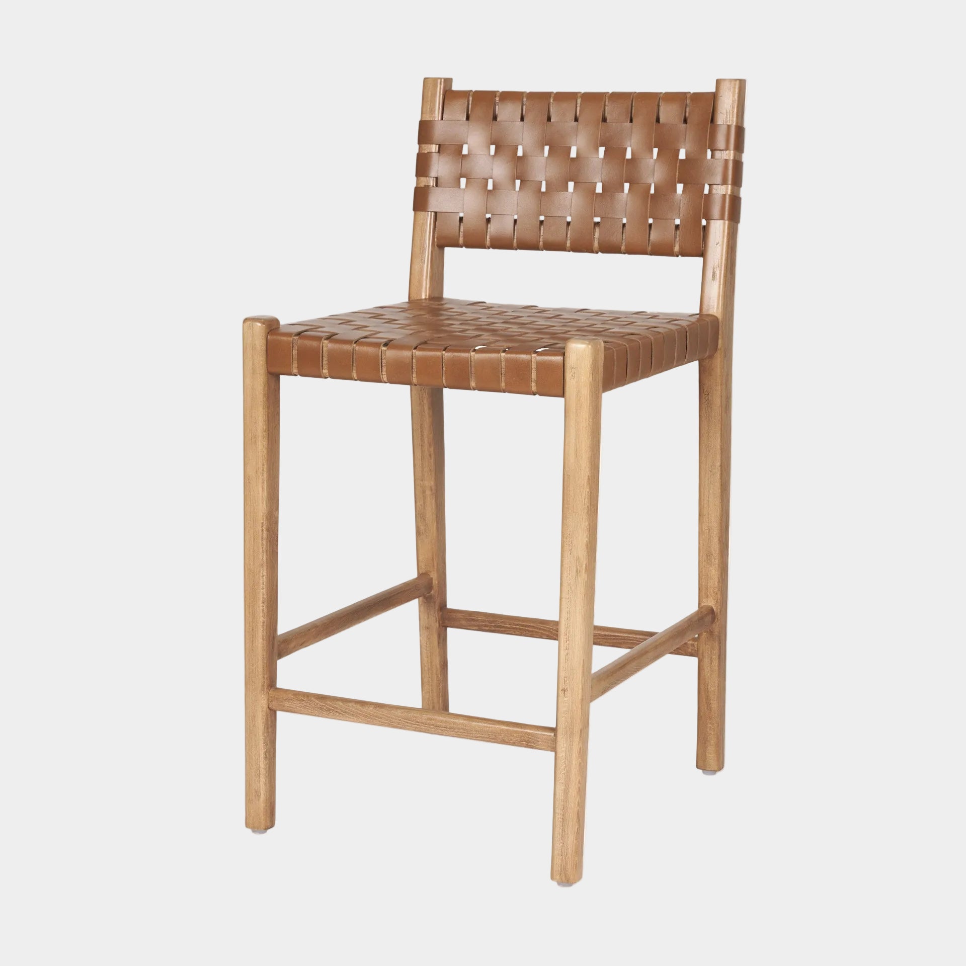 Shane Leather Seat Counter Stool