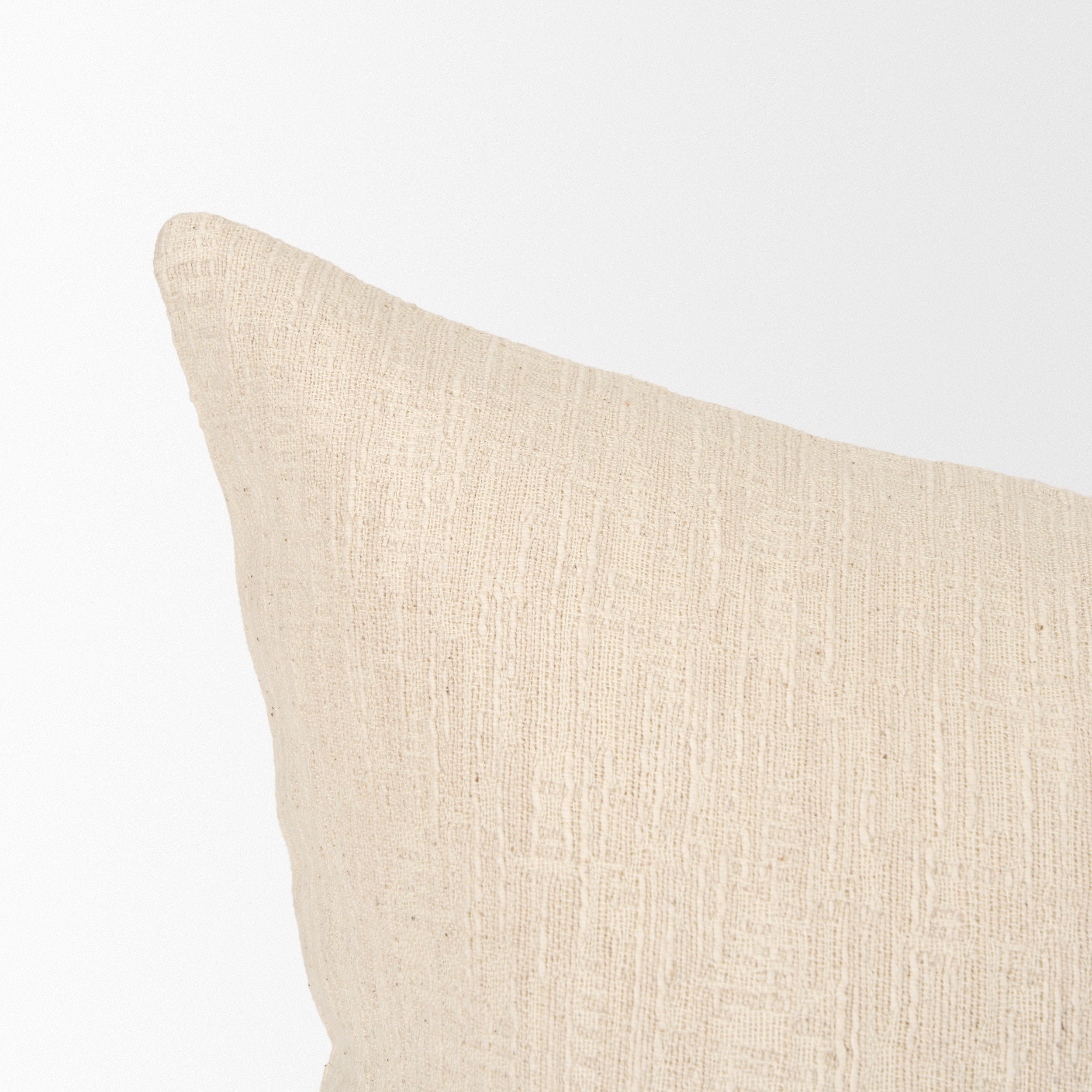 Jenner Cream Throw Pillow