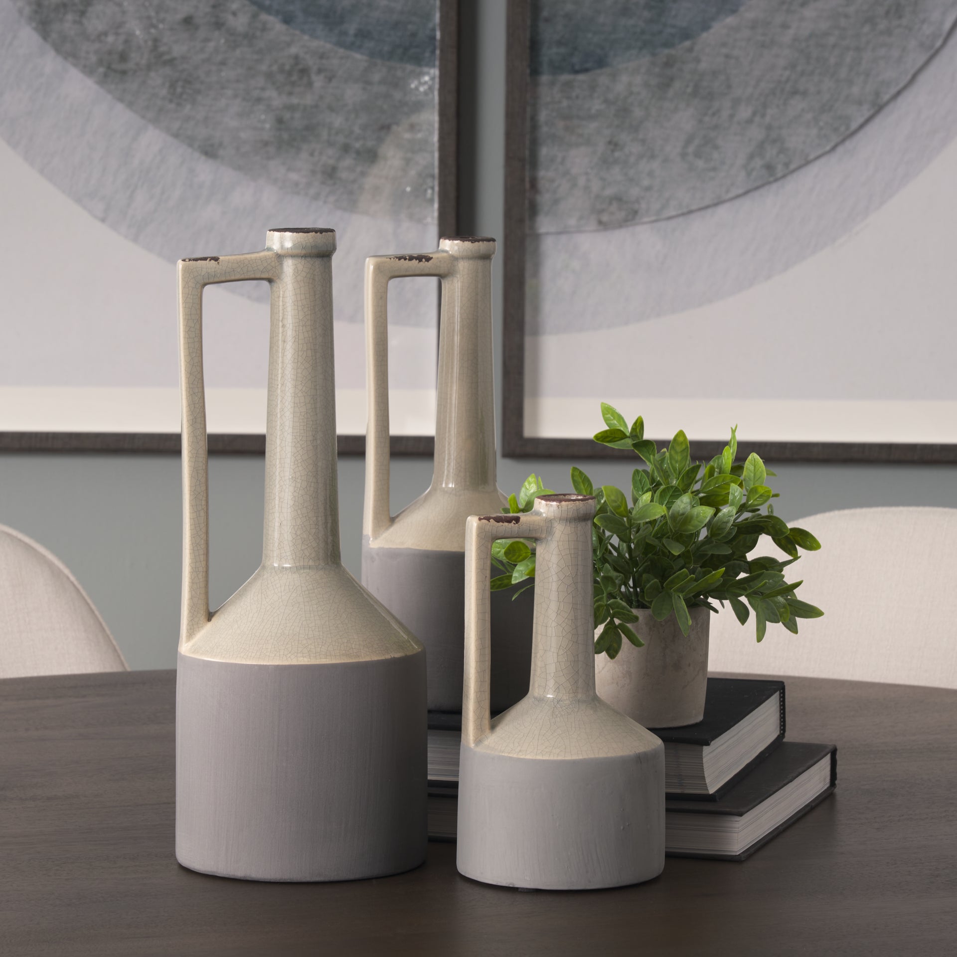 Burton Gray Jug Vase