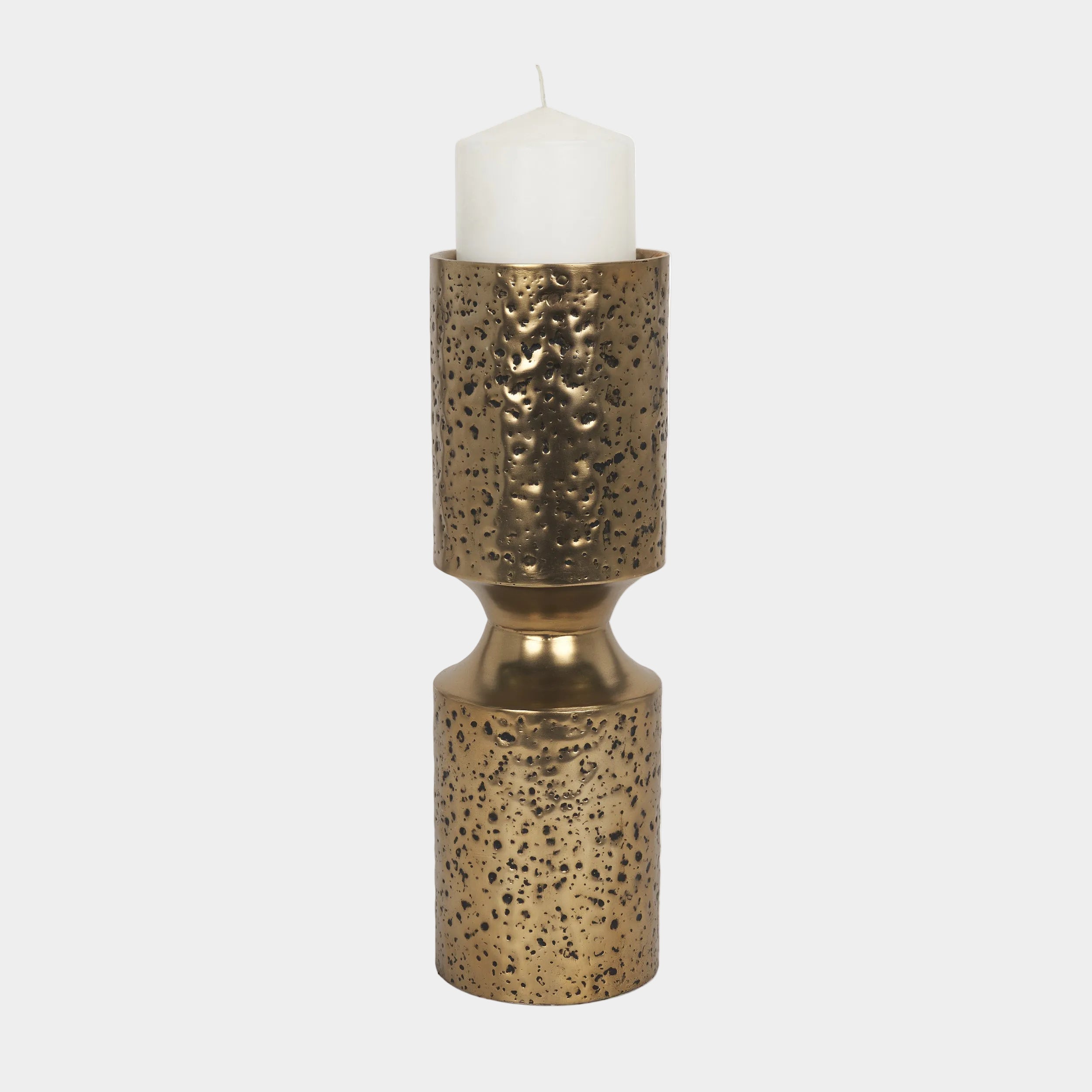 Akira Gold Candle Holder