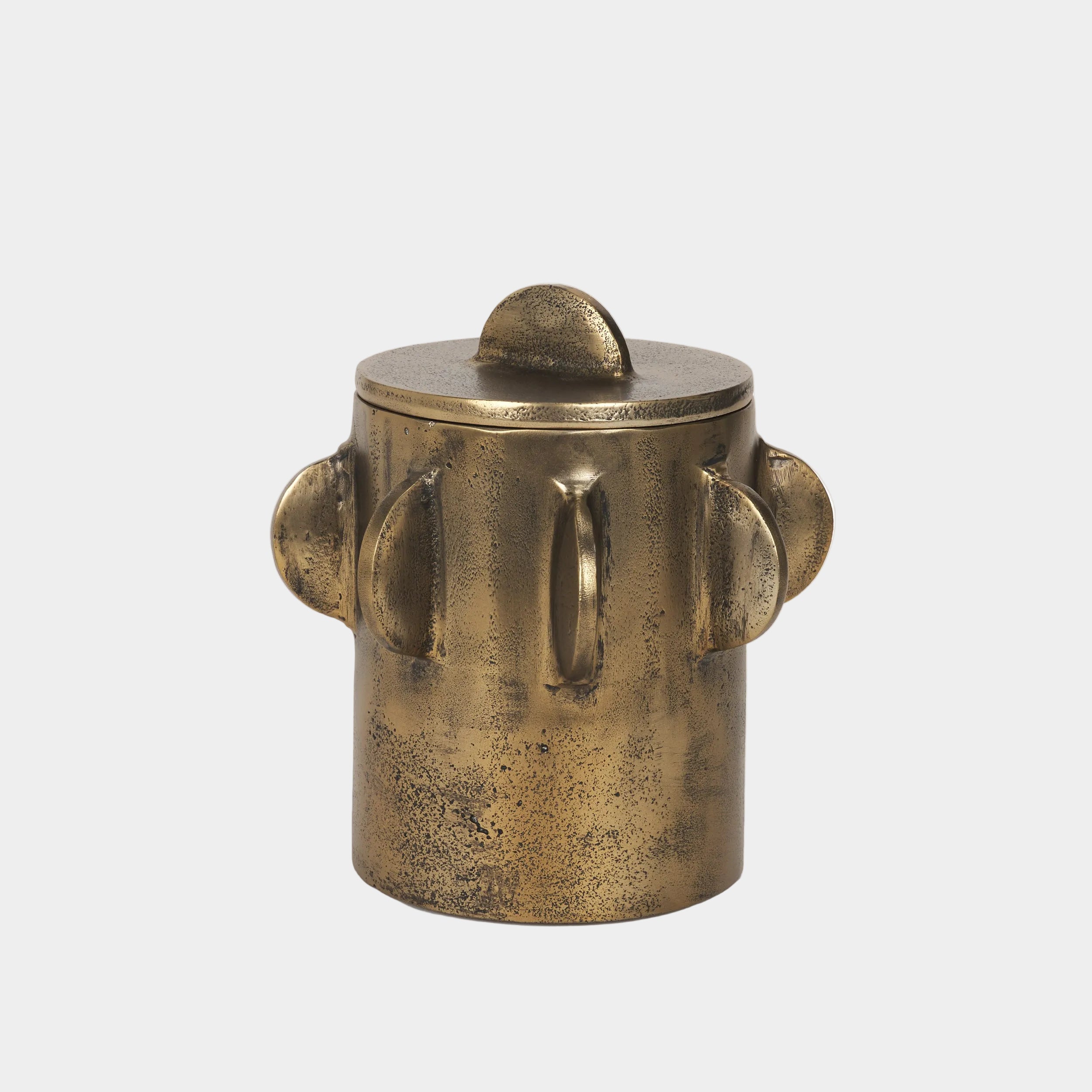 Deacon Decorative Gold Canister