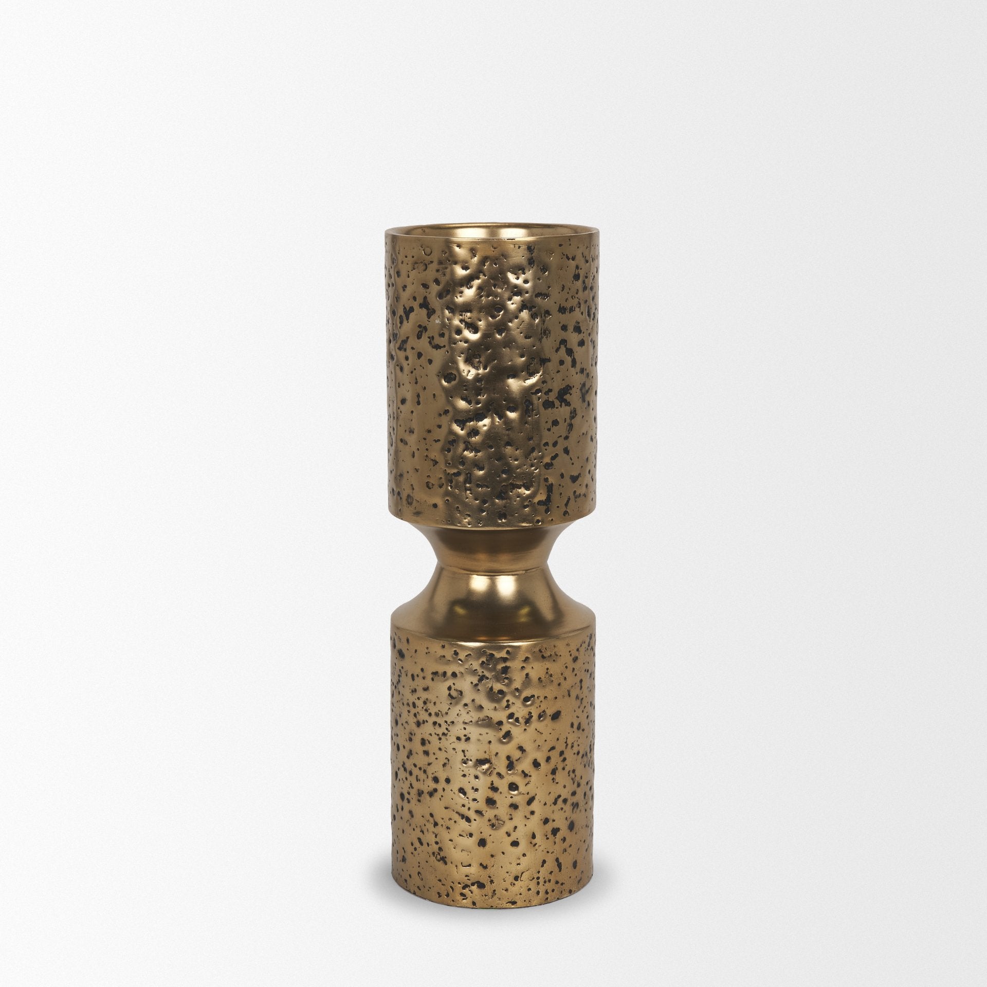 Akira Gold Candle Holder