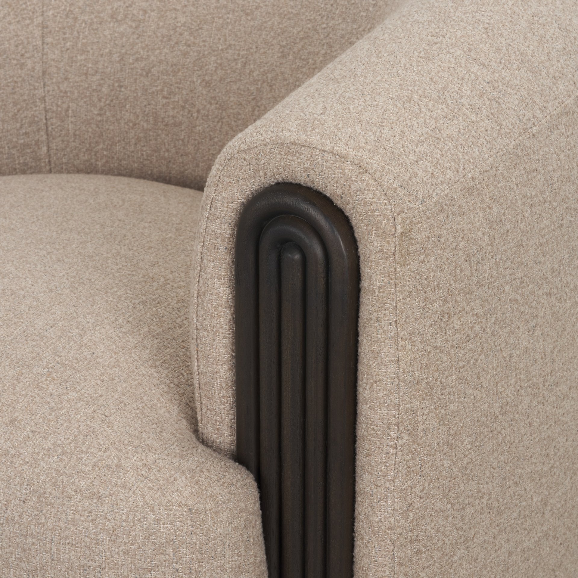 Kornelia Fabric Barrel Accent Chair