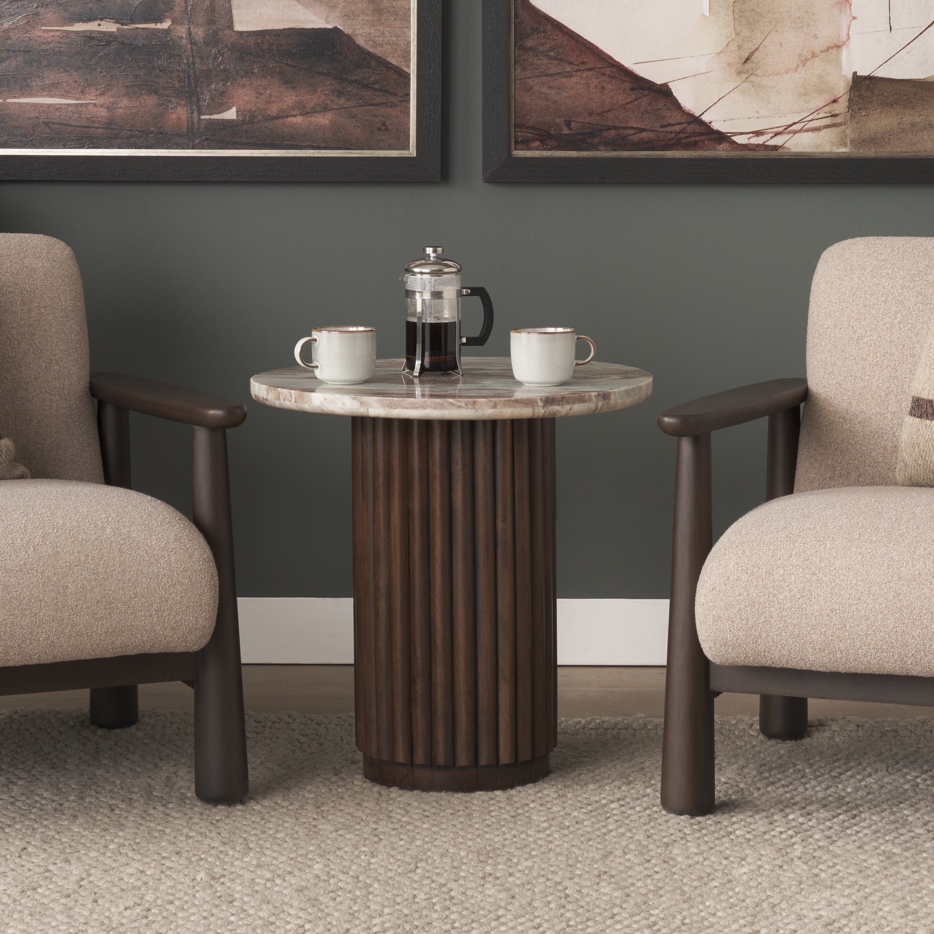 Marbrello Side Table
