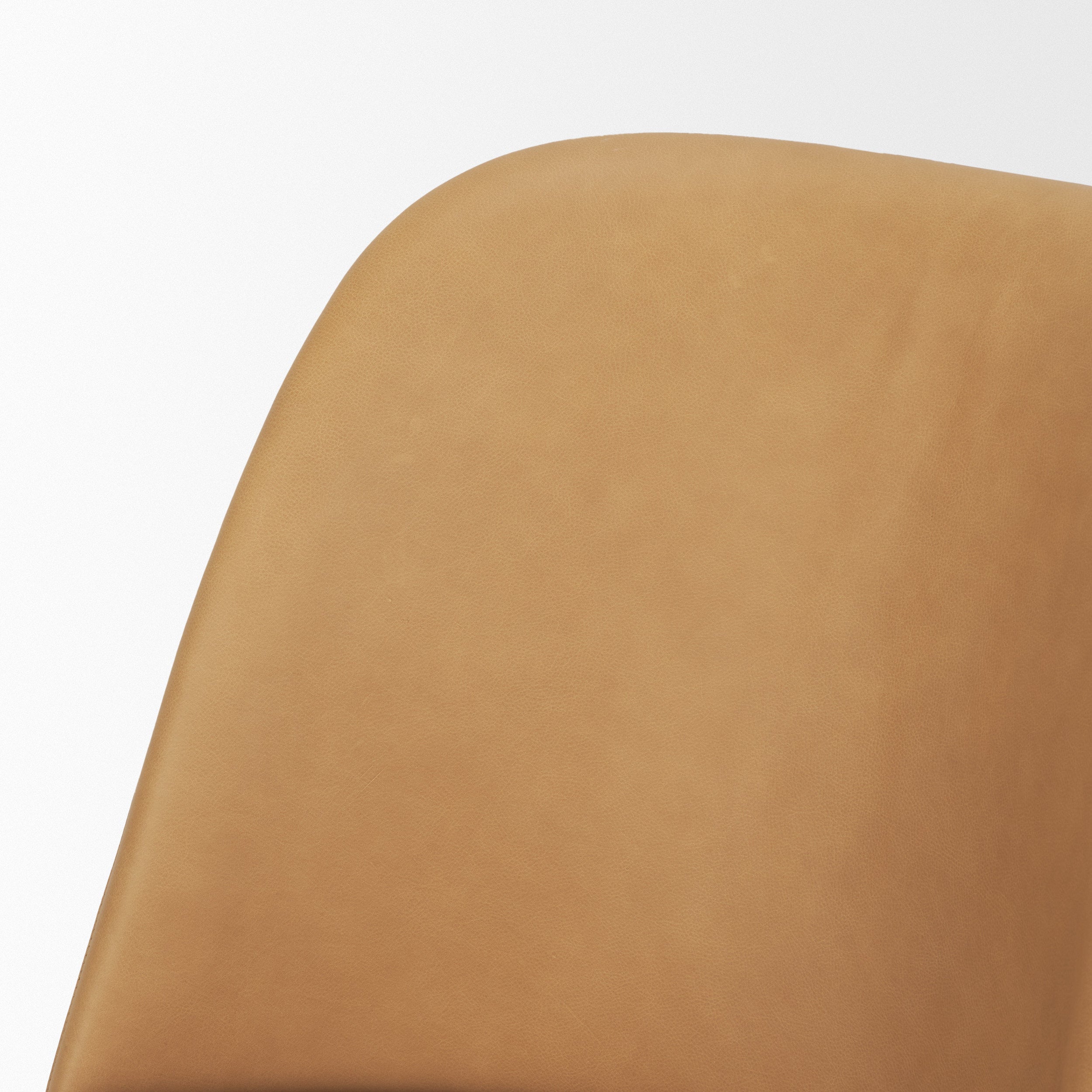 Abbie Curve Leather Contract-Grade Dining Chair