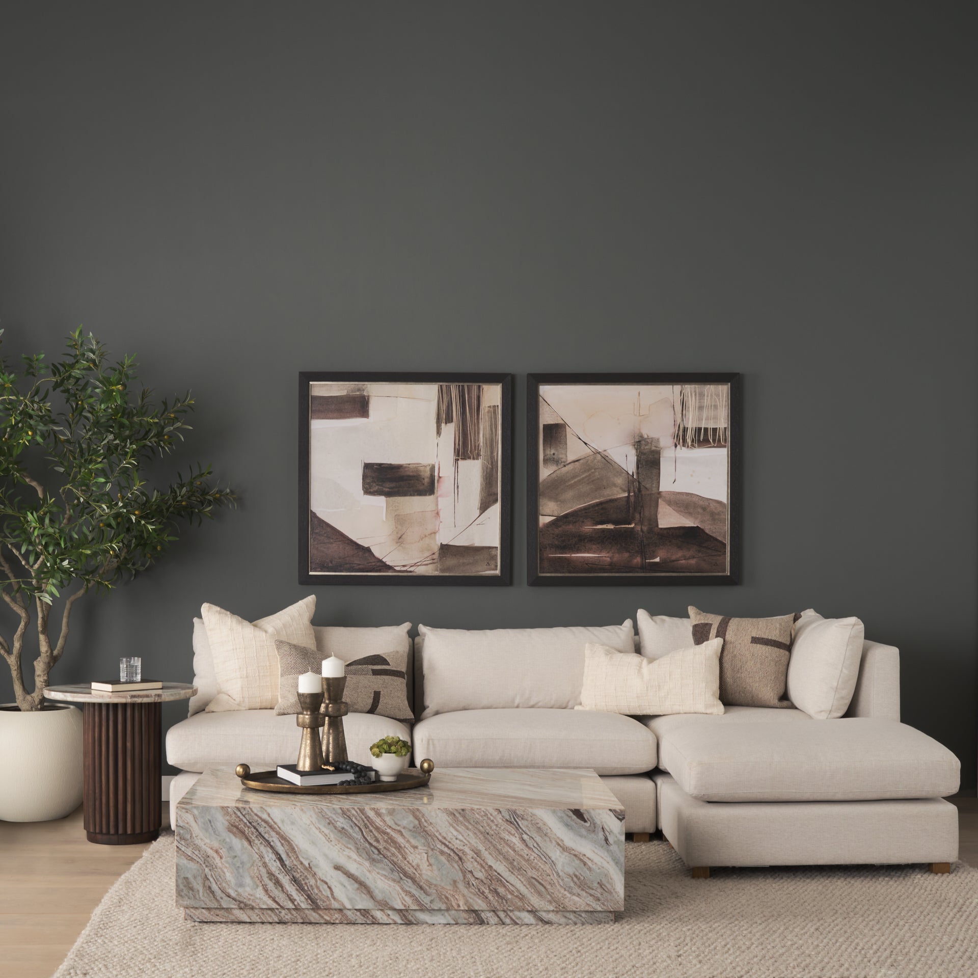 Marbrello Side Table