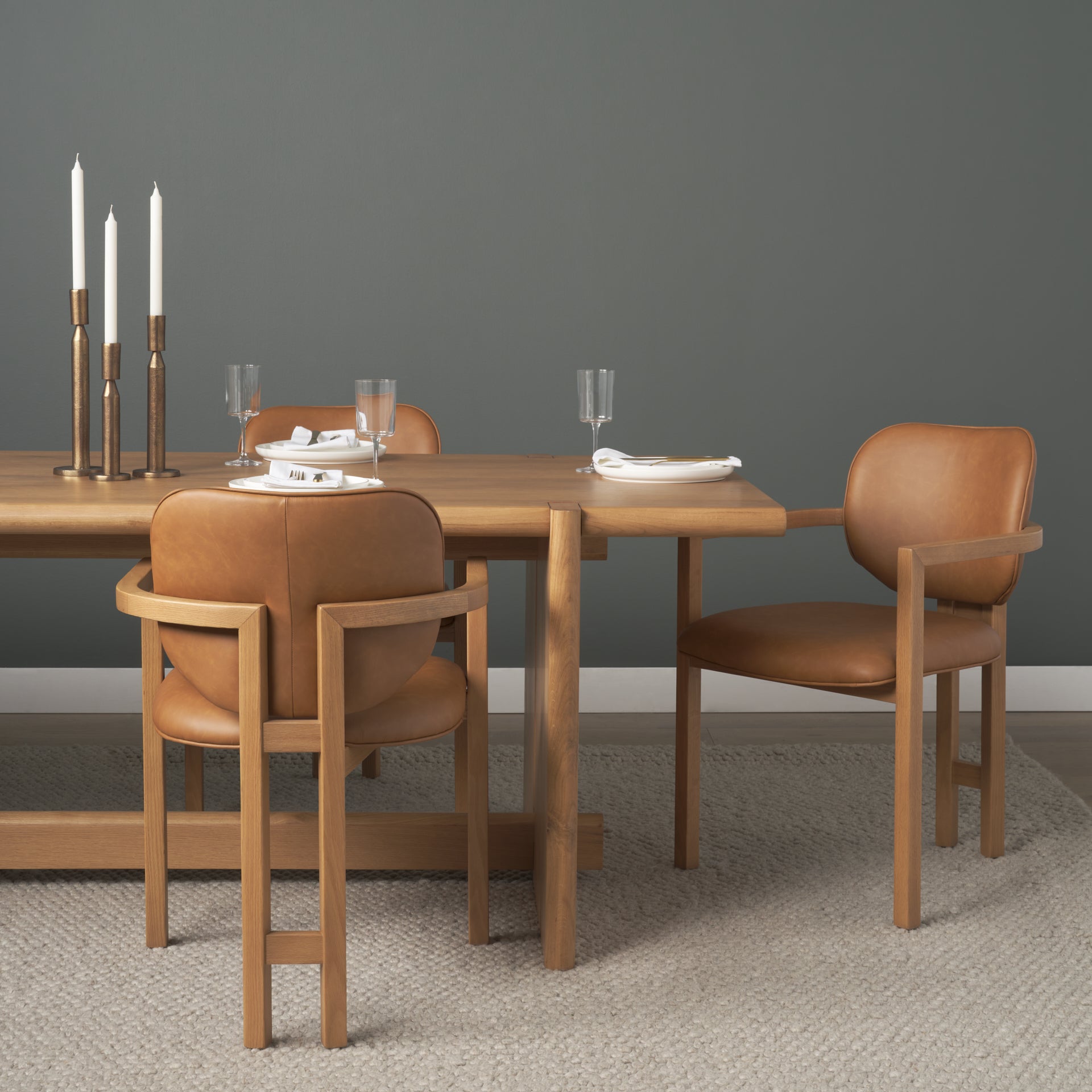 Carlisle Leather Dining Armchair