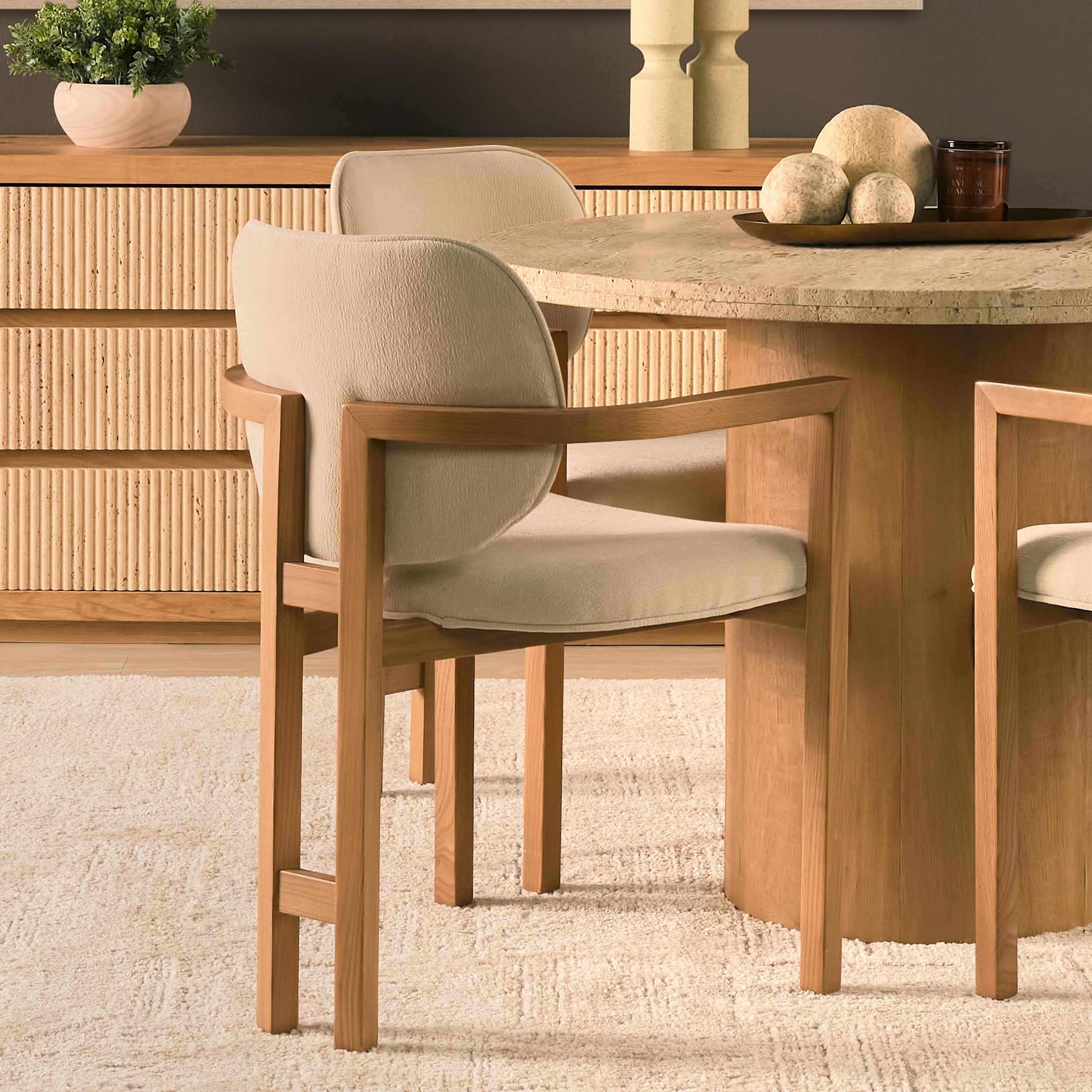 Carlisle Fabric Dining Armchair