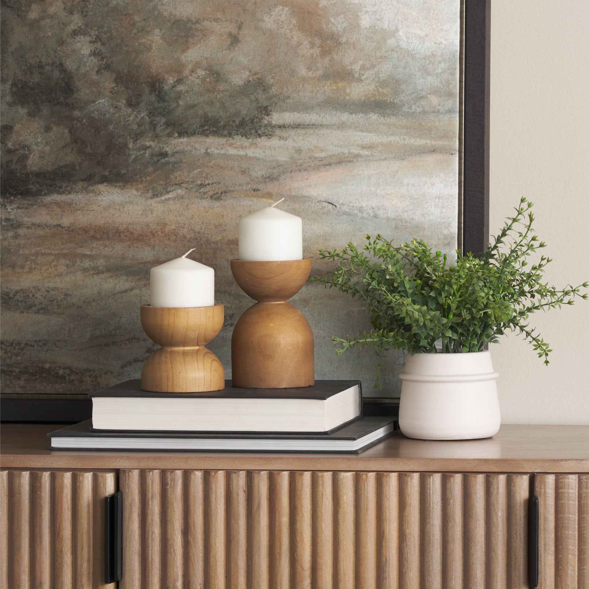 Aleena Candle Holders Set of 2