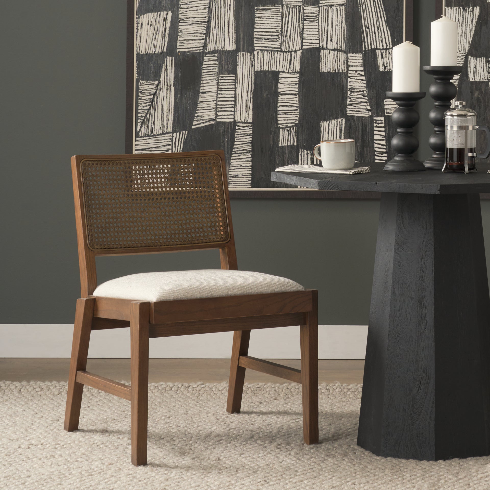 Reid Cane Back Dining Chair