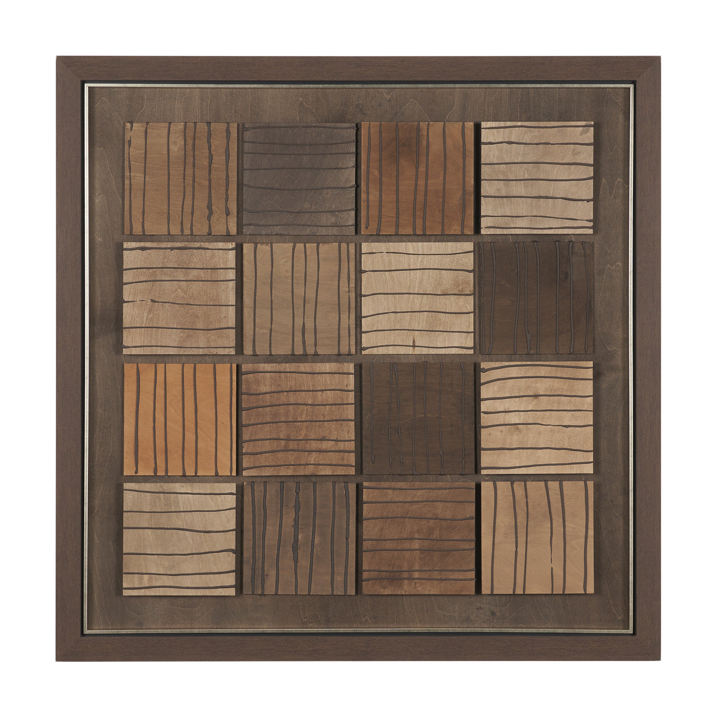 Timber Mosaic 43x43 Square Framed Series