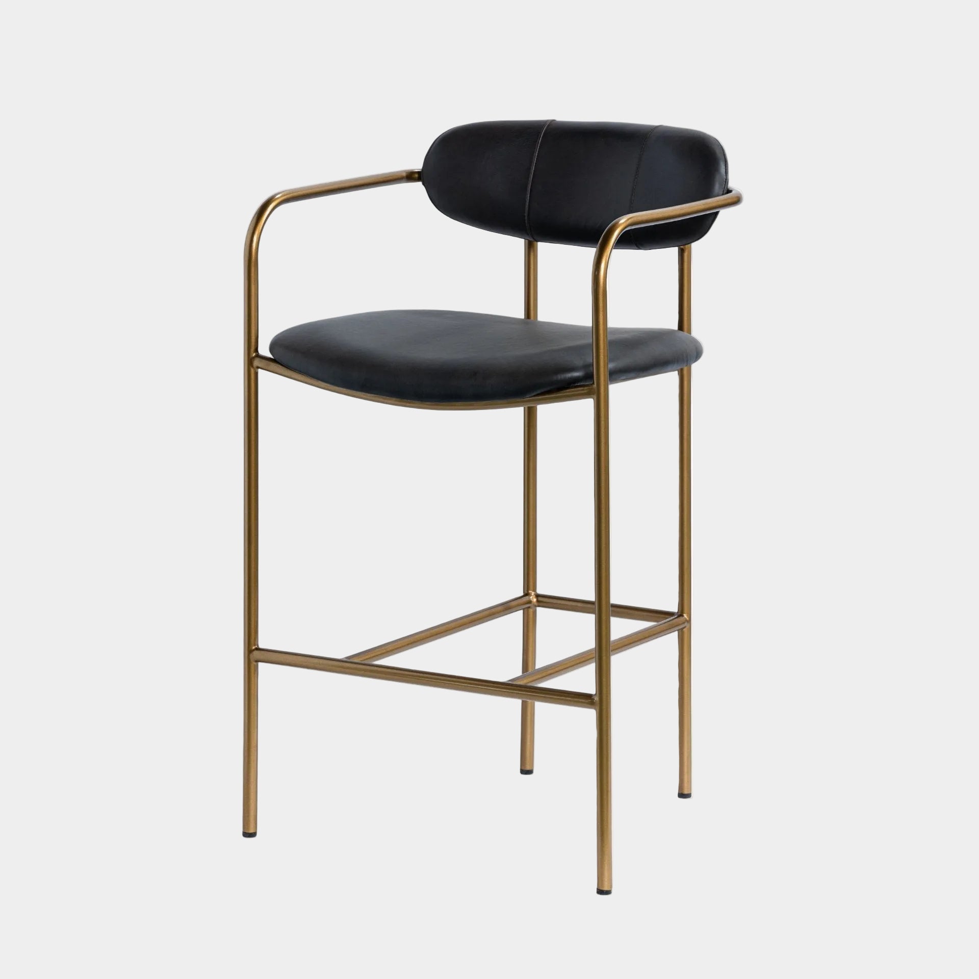 Parker Leather Seat Counter Stool