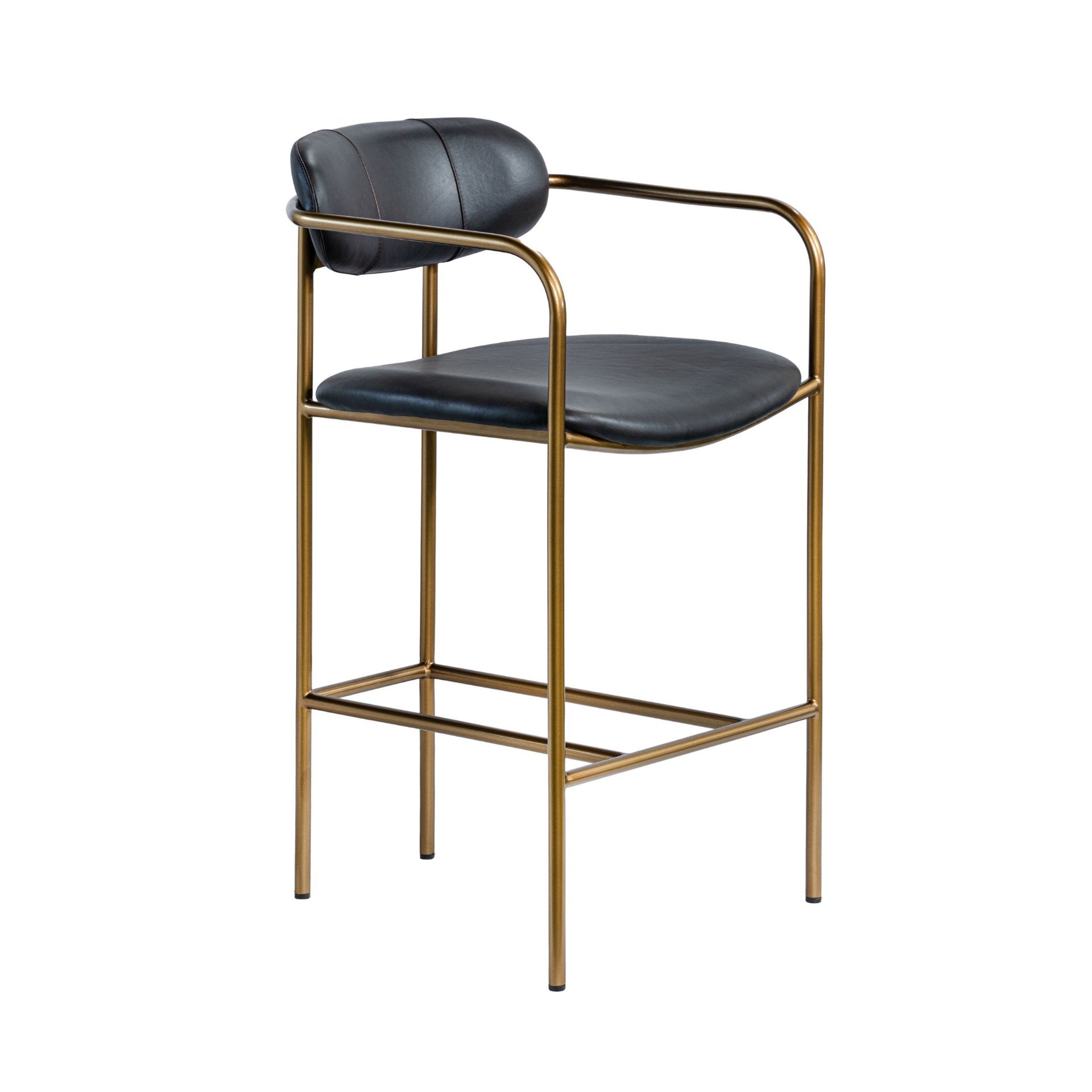 Parker Leather Seat Counter Stool