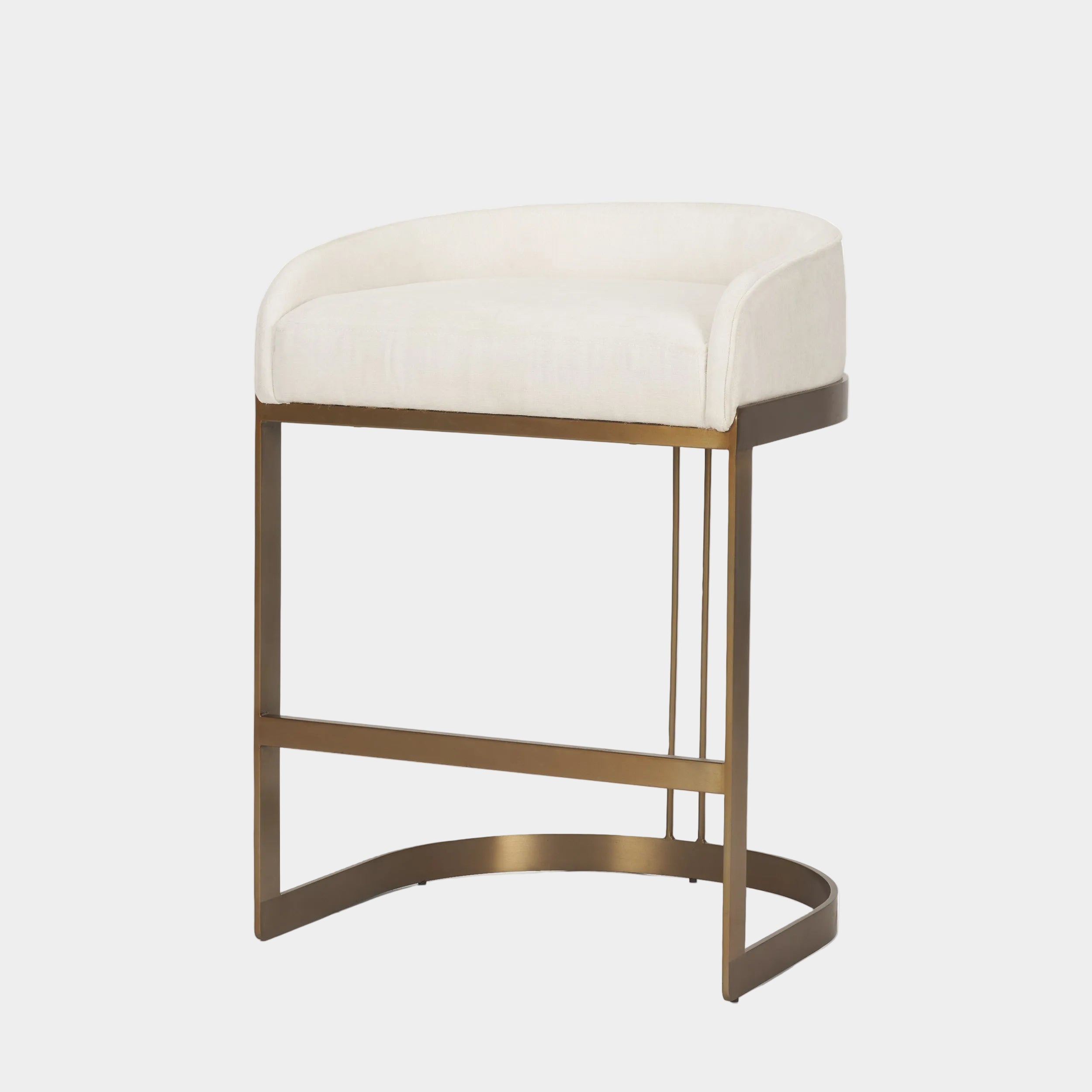 Hollyfield Fabric Seat Counter Stool