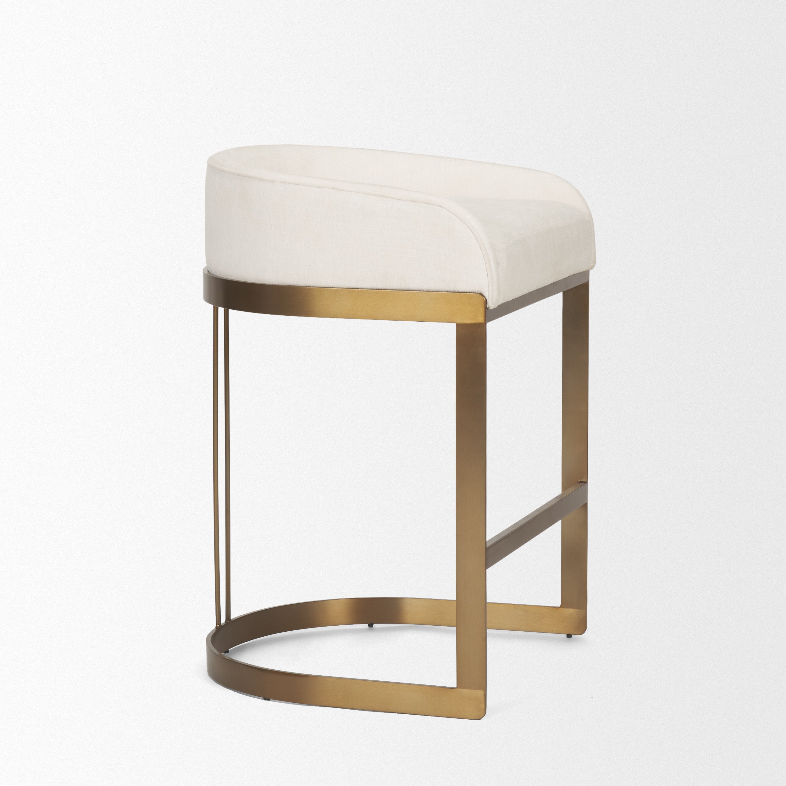 Hollyfield Fabric Seat Counter Stool