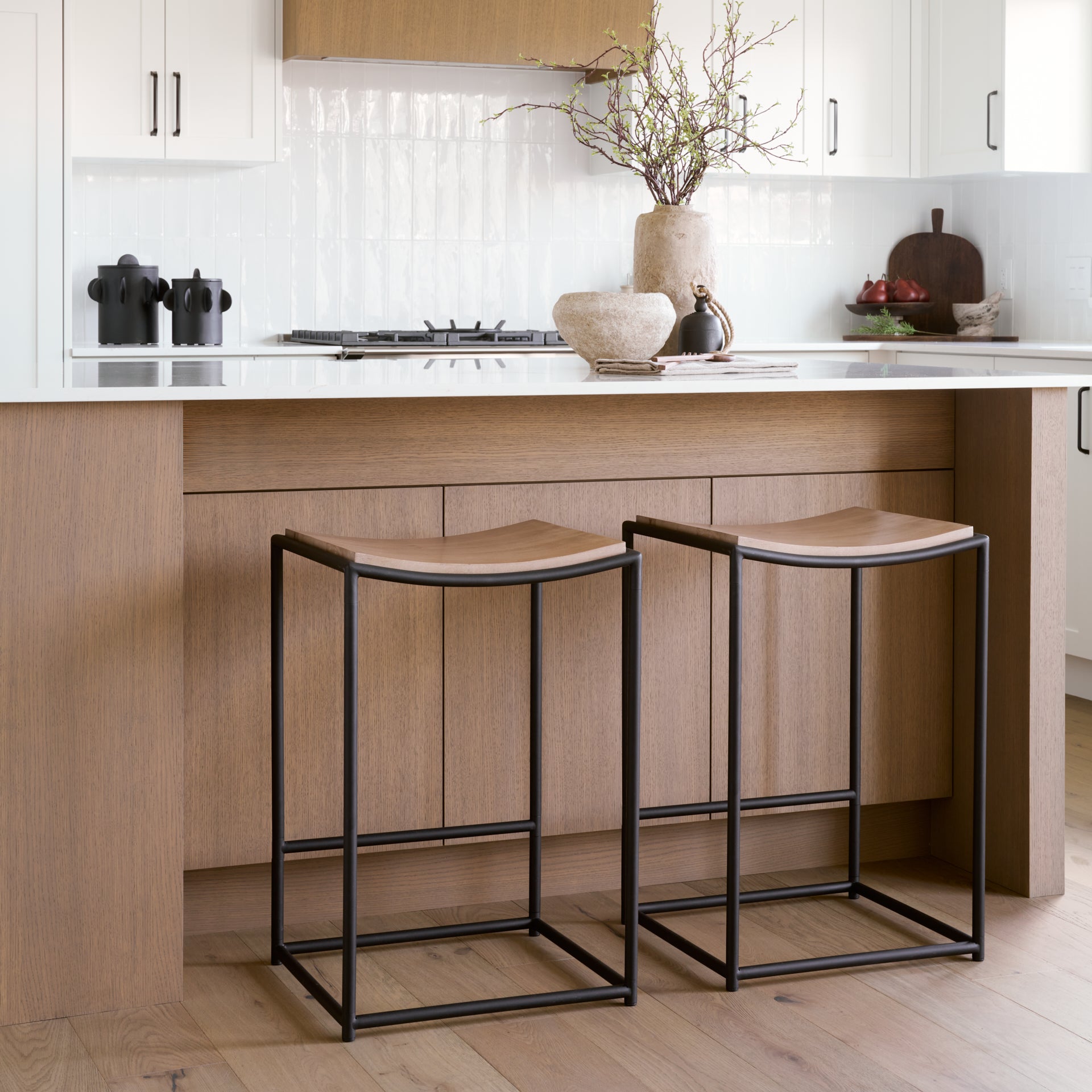 Taniel Wood Seat Stool