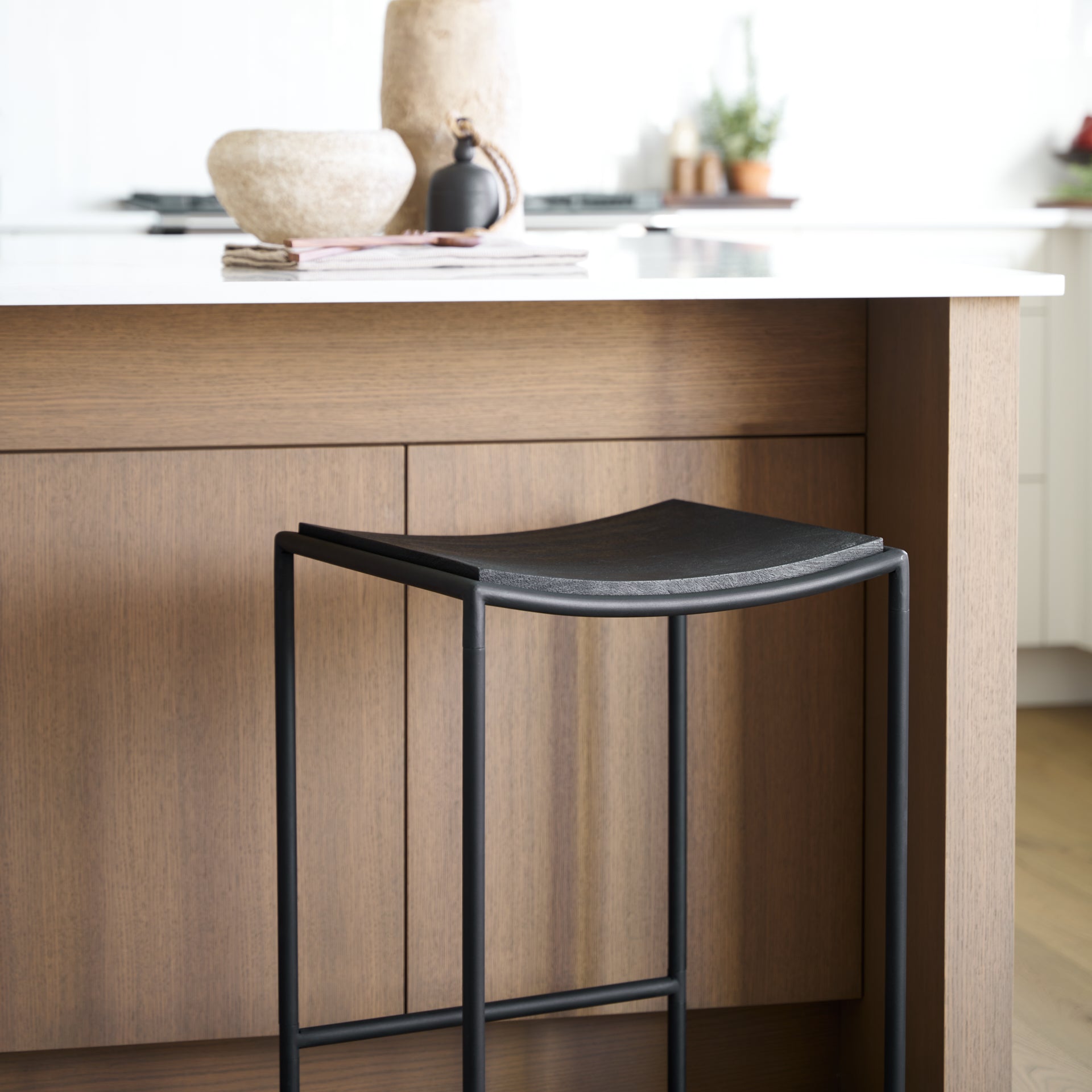 Taniel Wood Seat Stool