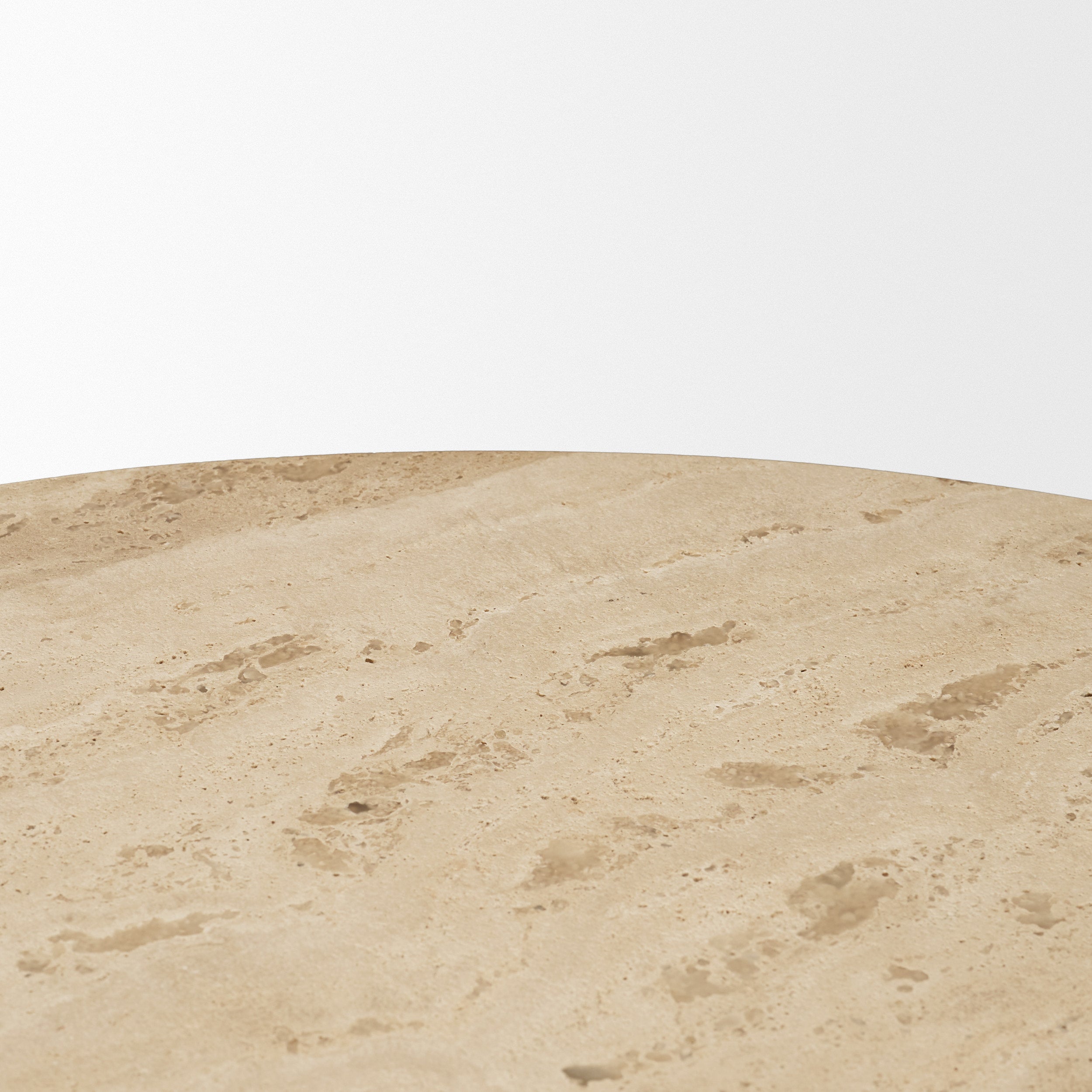 Allyson 42" Traavertine Dining Table