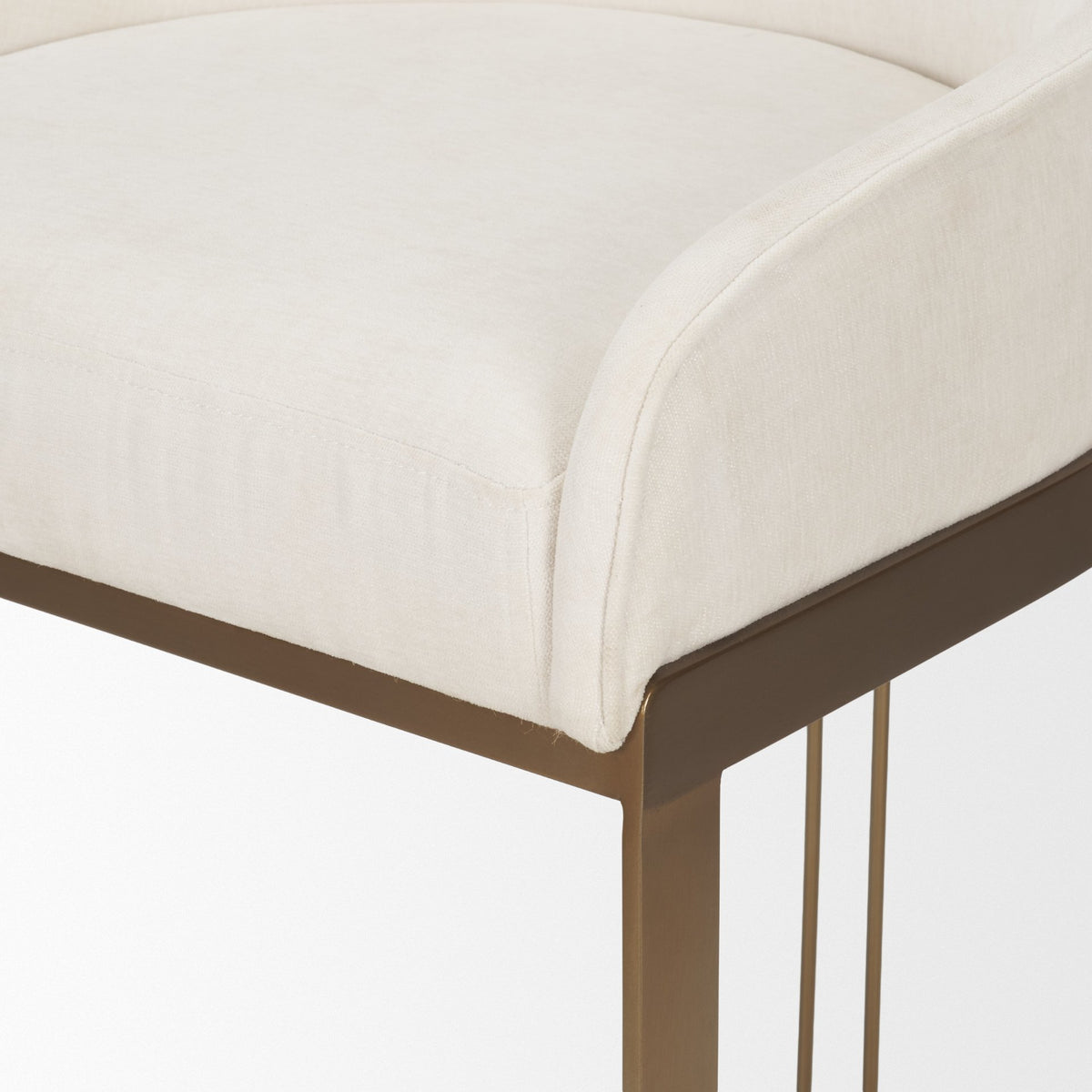 Hollyfield Fabric Seat Counter Stool