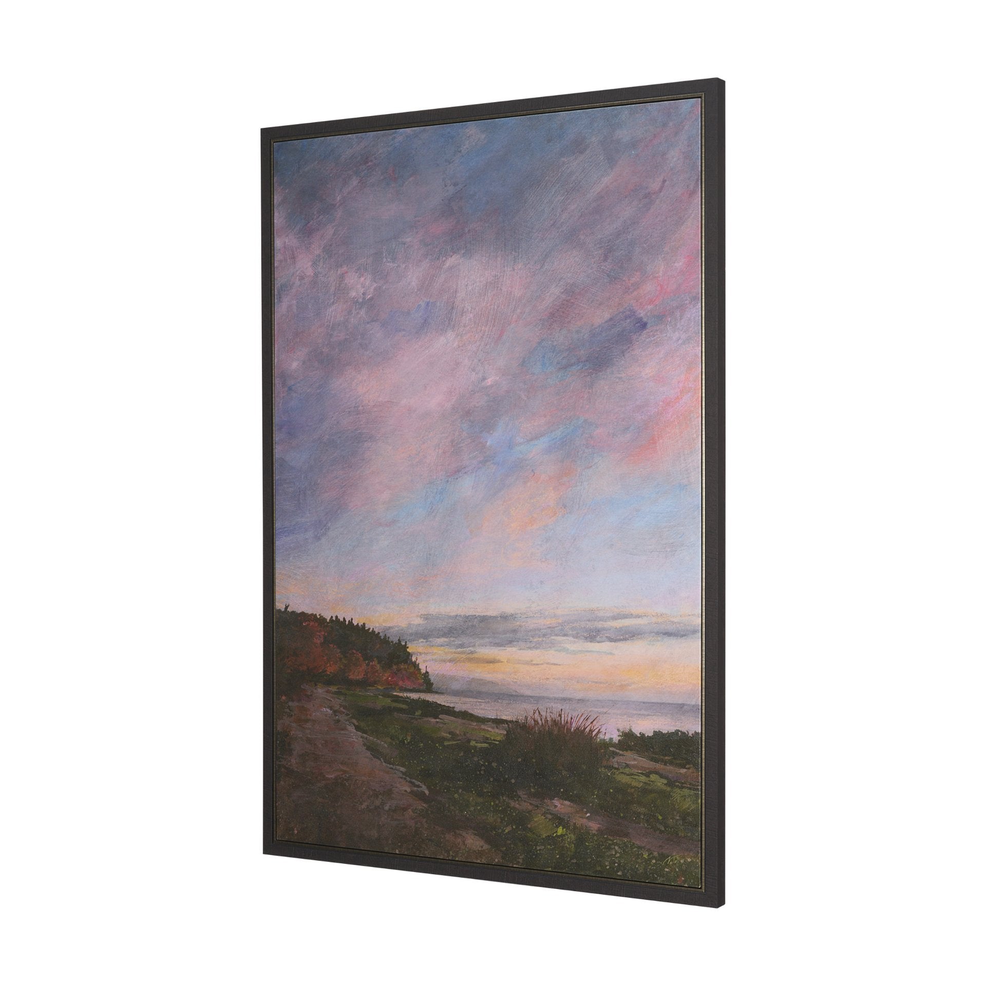 Crescent Sunset Canvas Series