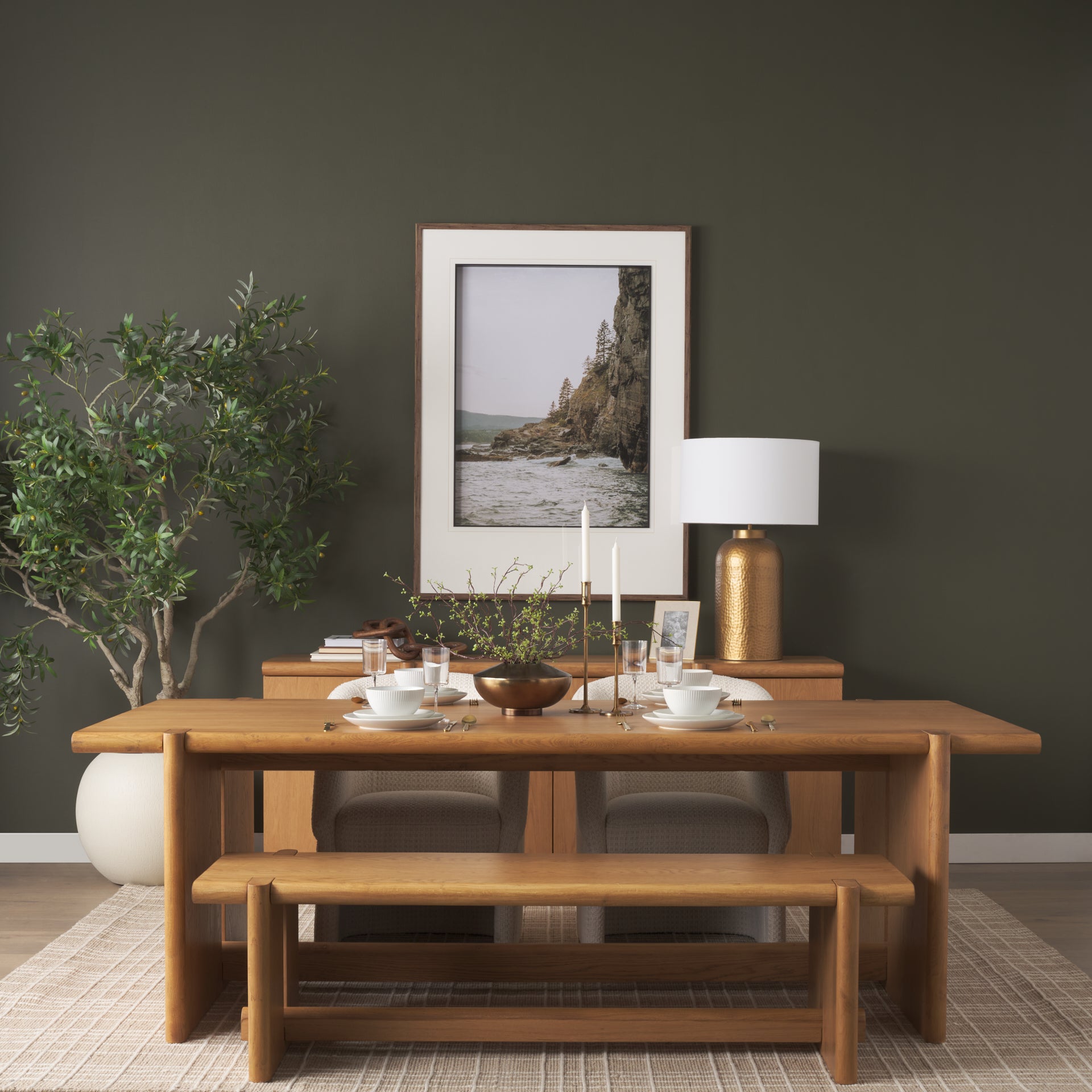 Rowan 94" Rectangular Dining Table