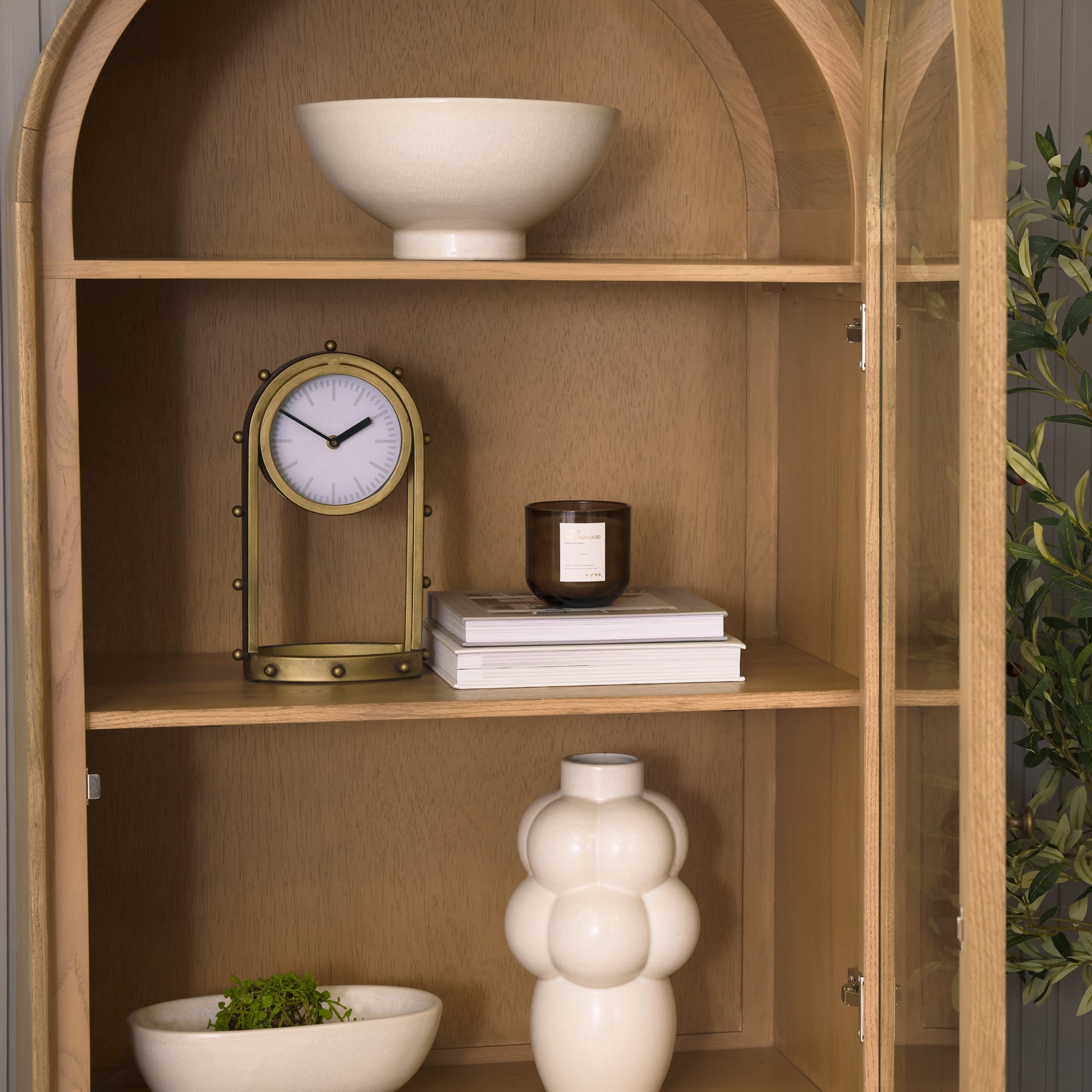 Marian Oval Table Clock