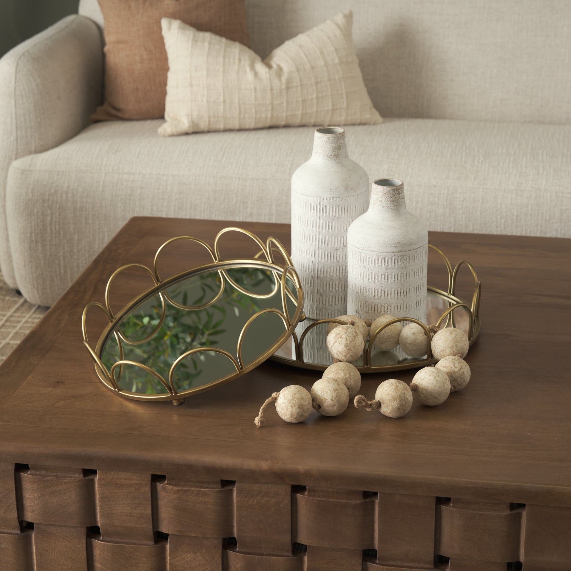 Lenore Mirror Trays Set of 2