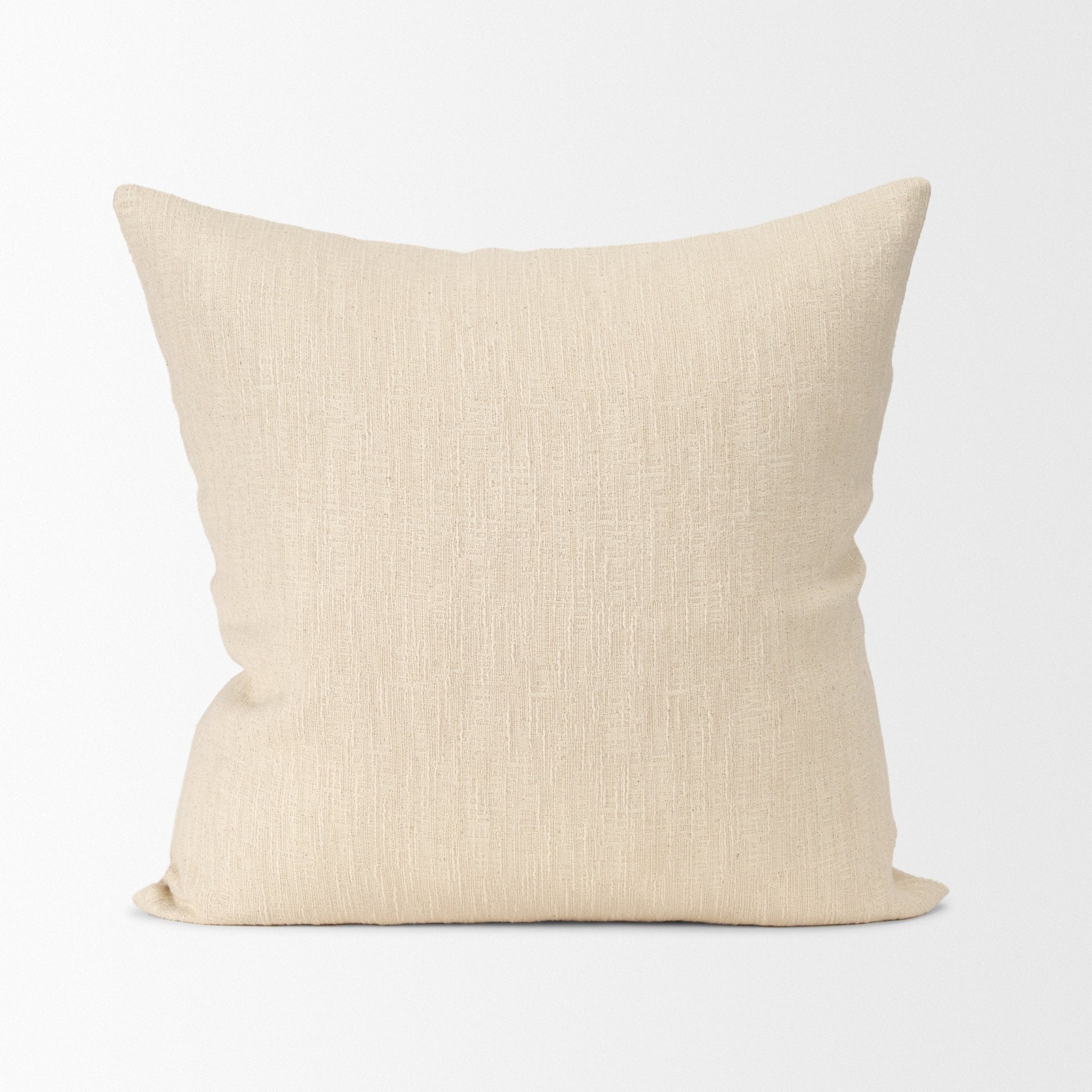 Jenner Cream Throw Pillow