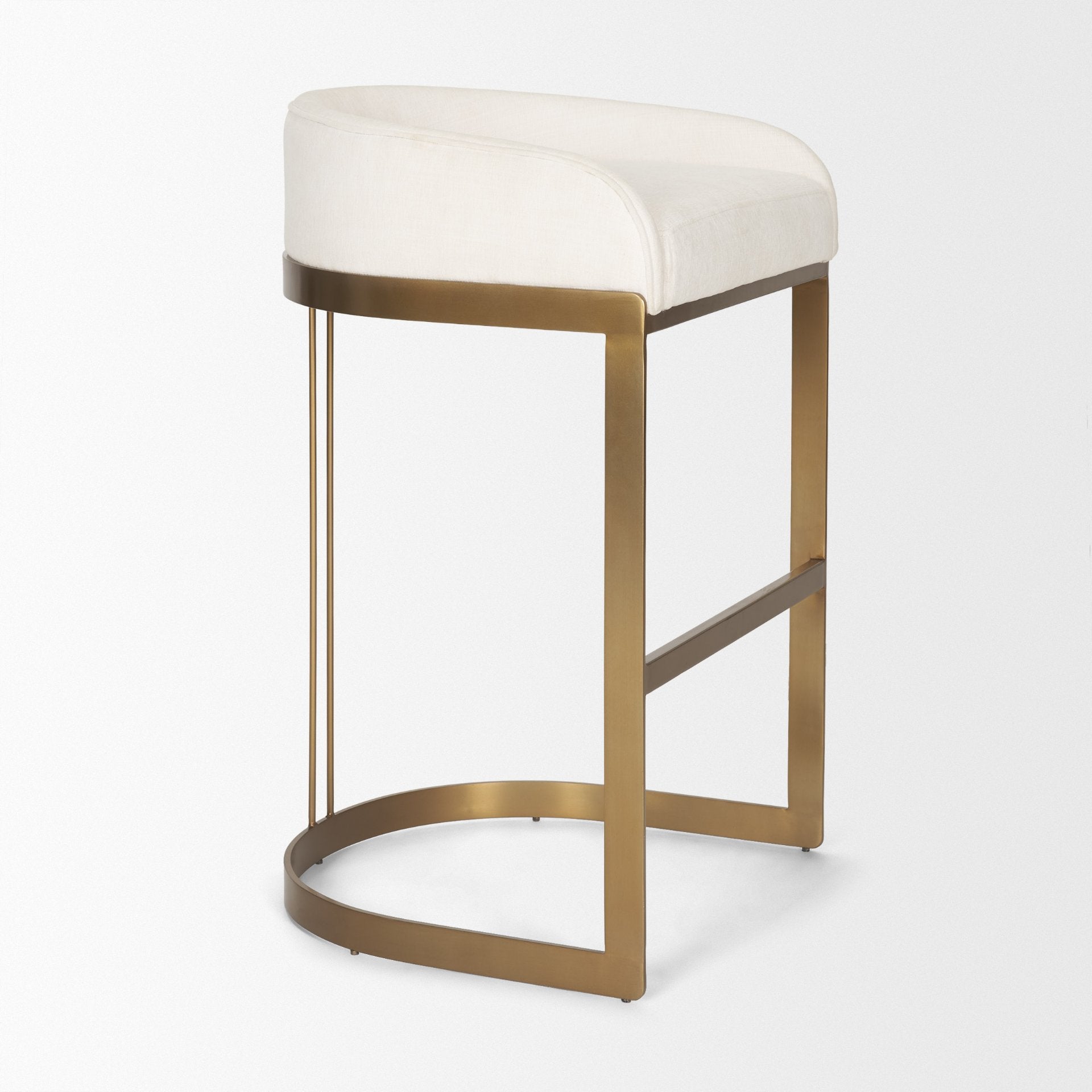 Hollyfield Fabric Seat Contract-Grade Bar Stool