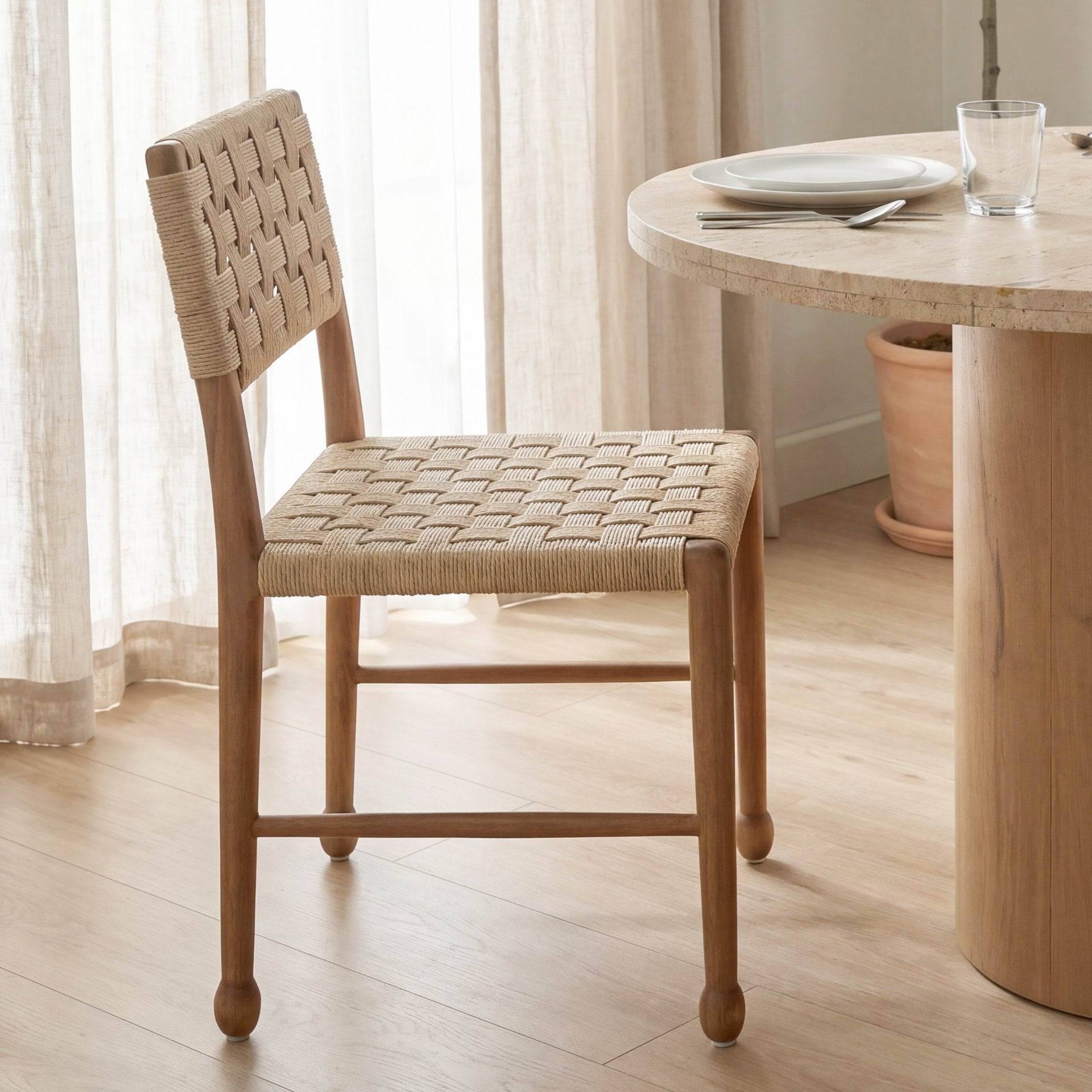Brinley Woven Rope Dining Chair