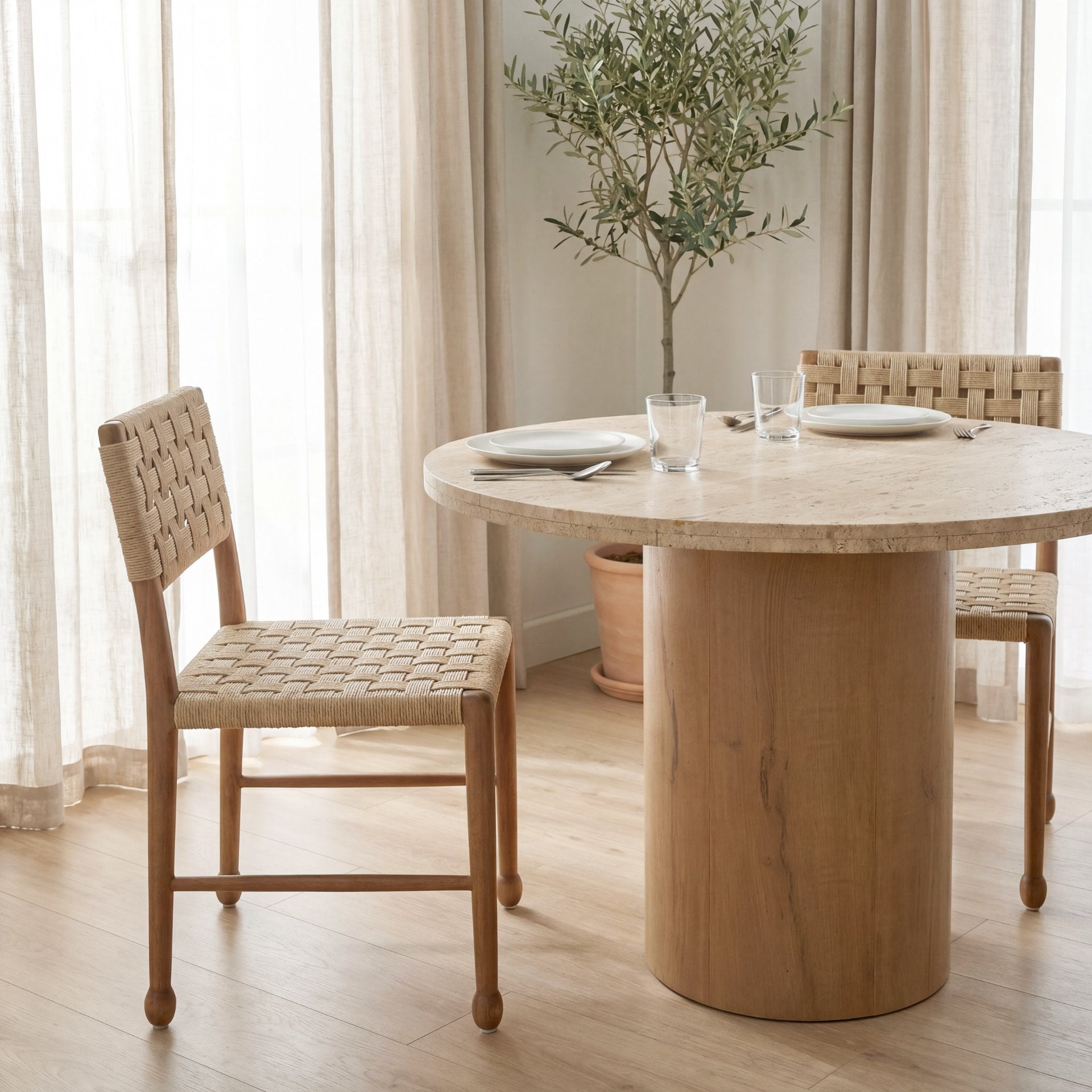 Brinley Woven Rope Dining Chair