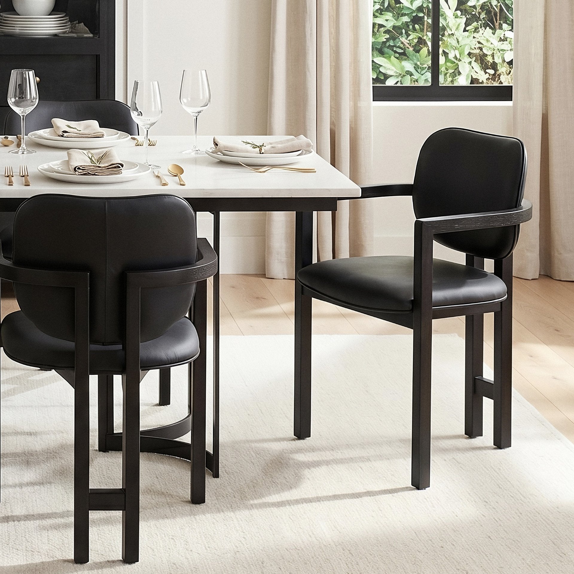 Carlisle Leather Dining Armchair