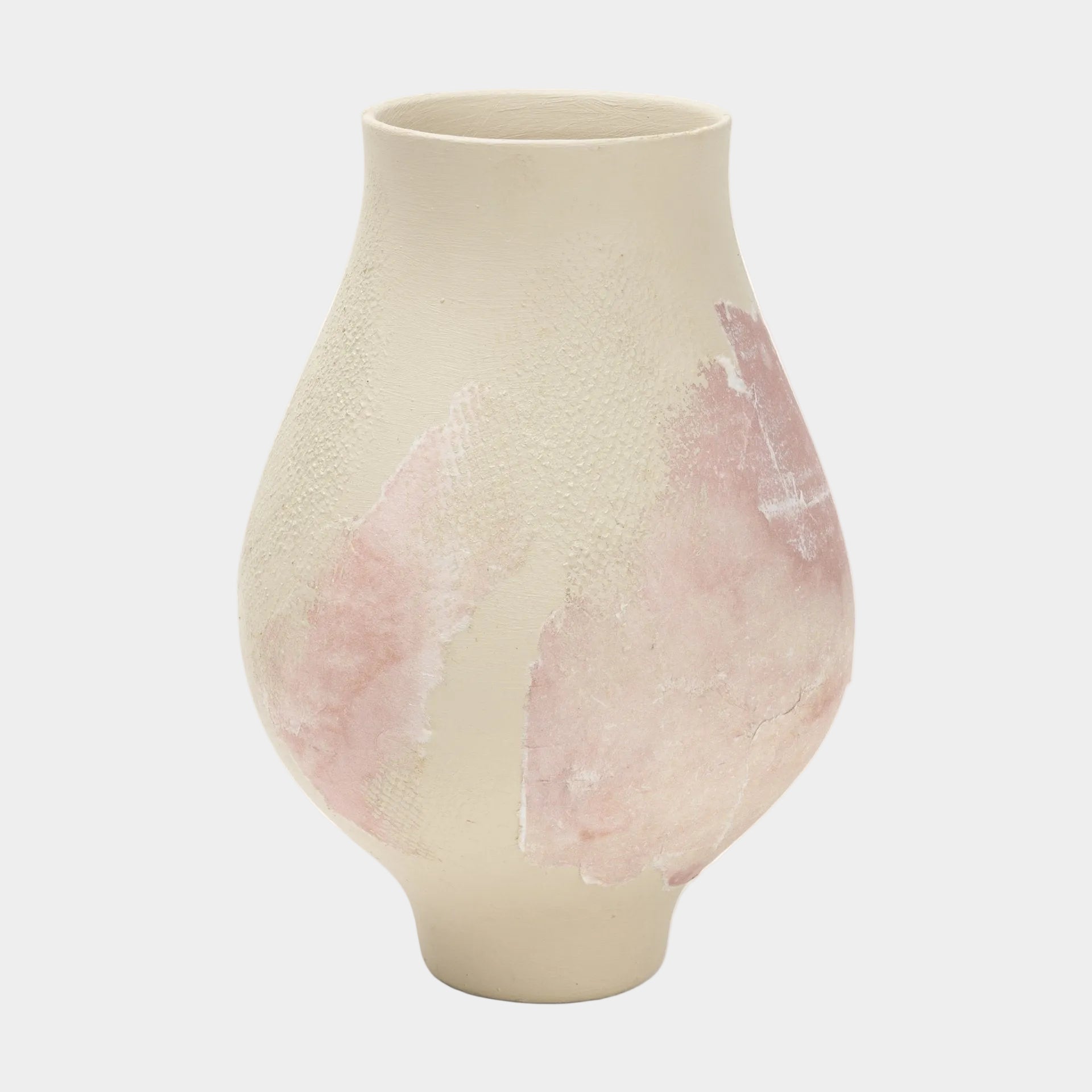 Velo Cream Hand-Painted Vase