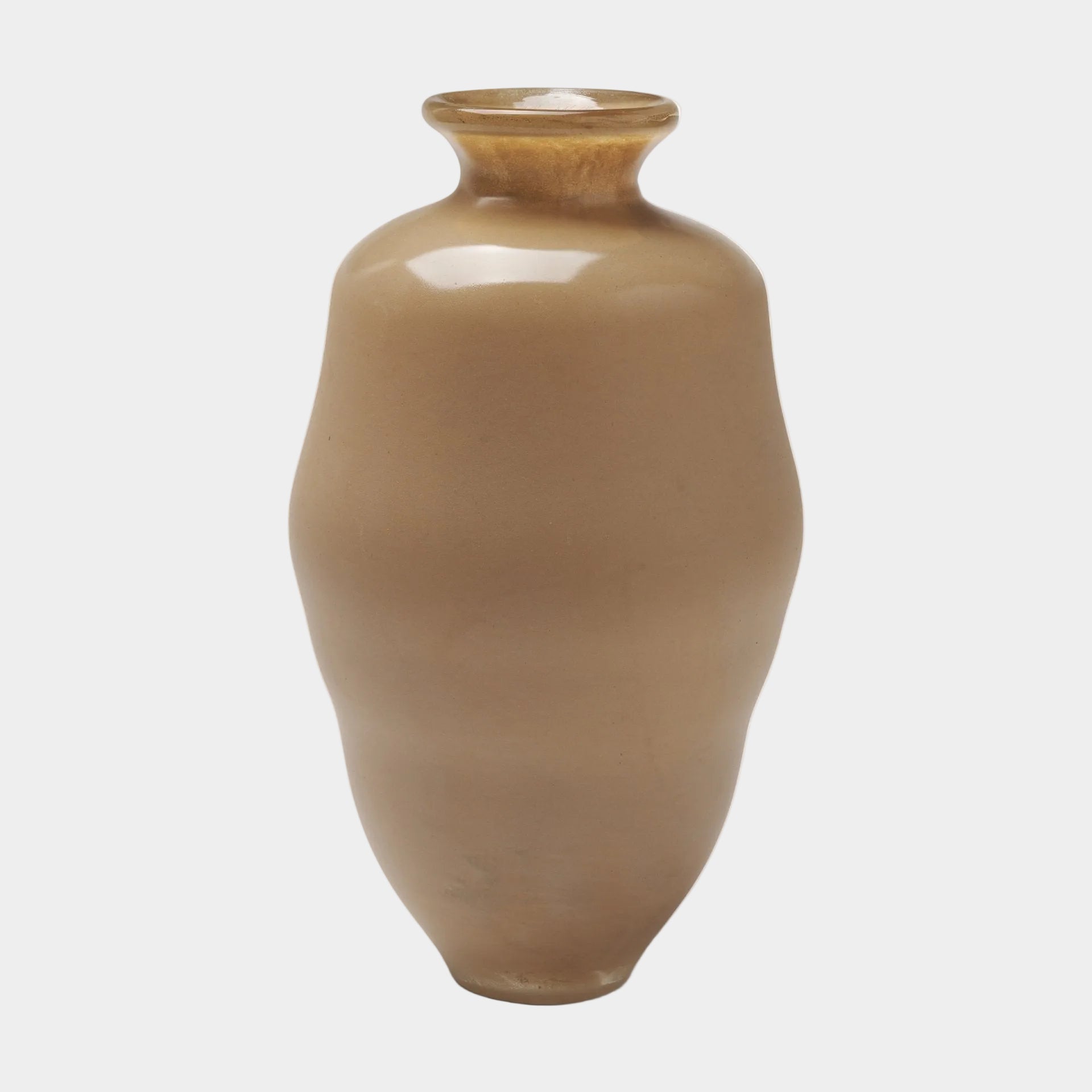 Dune Brown Glass Vase
