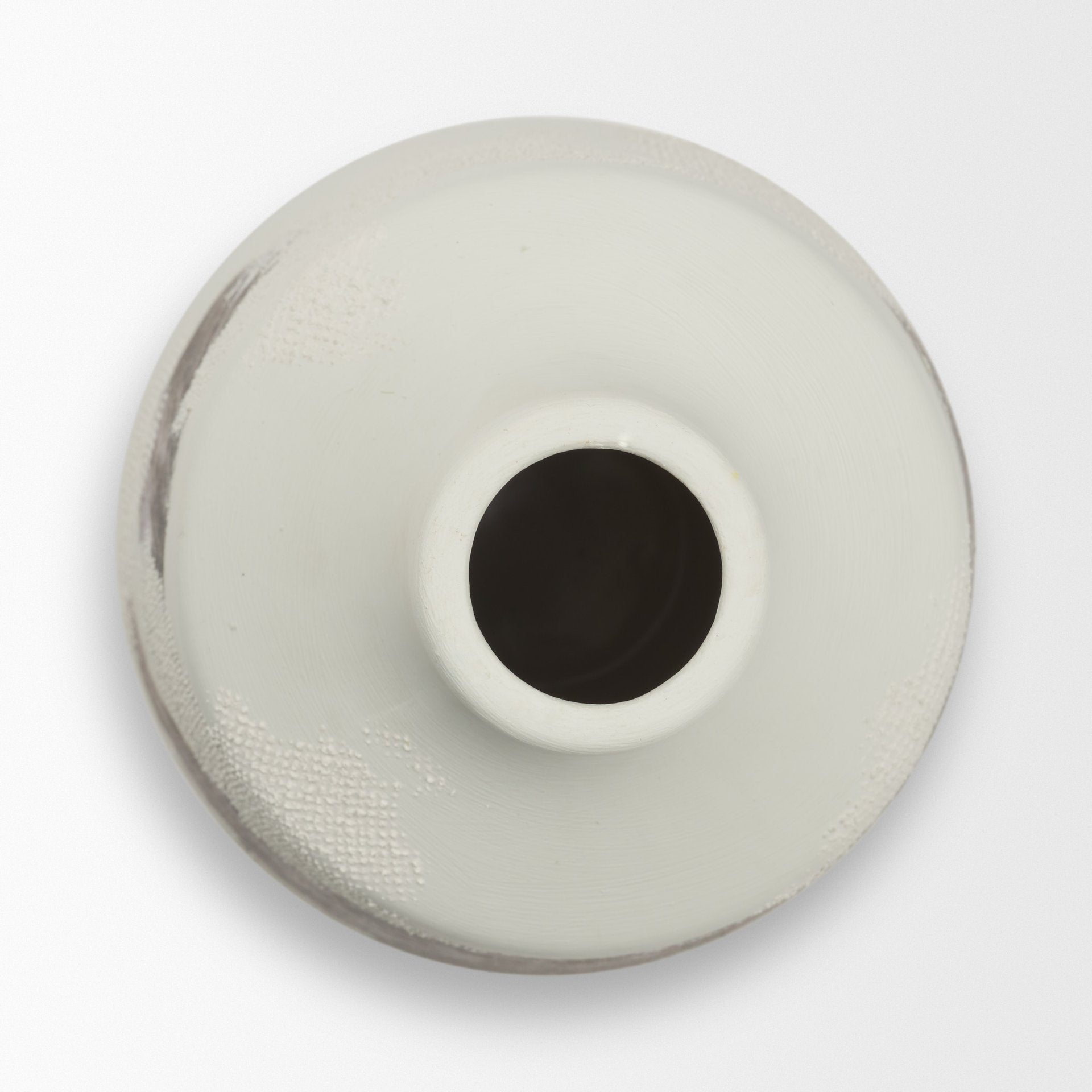 Velo White Hand-Painted Vase