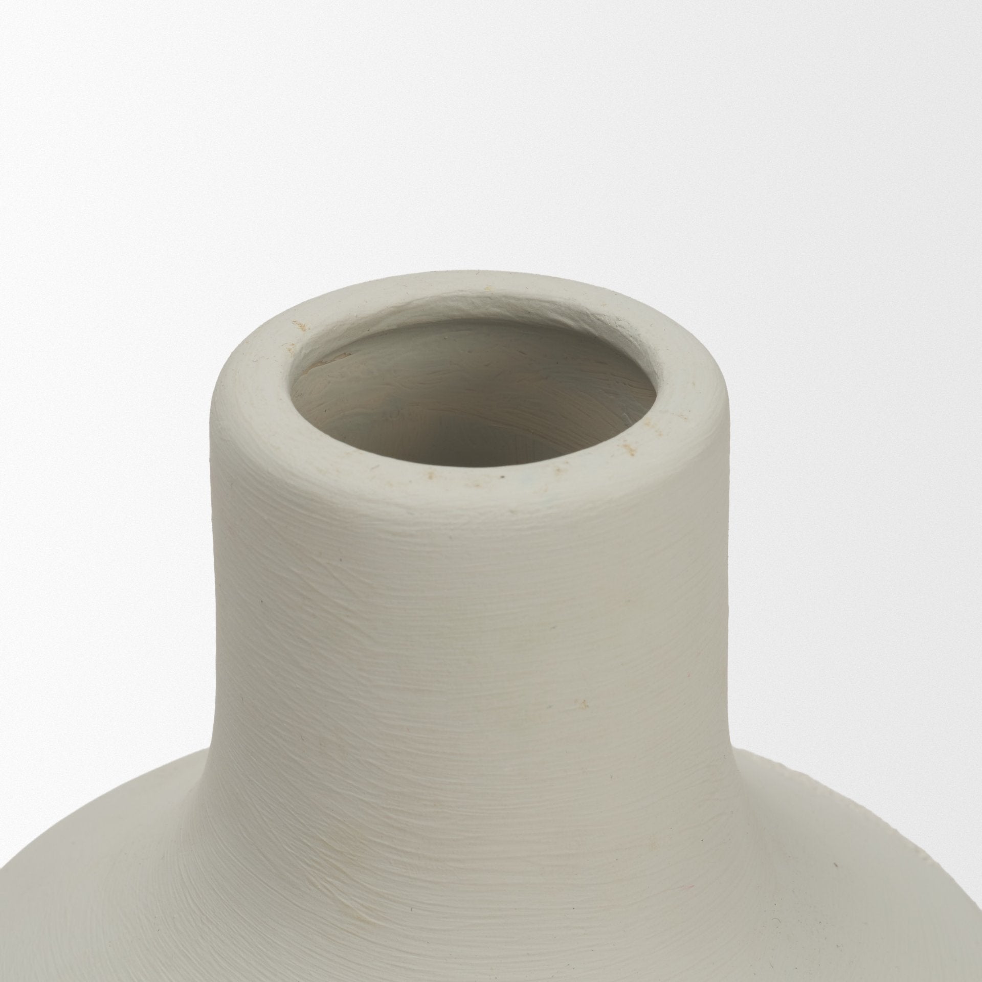 Velo White Hand-Painted Vase