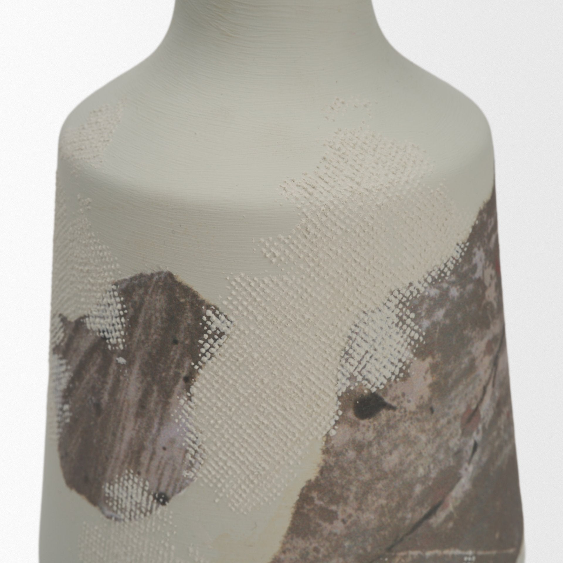 Velo White Hand-Painted Vase