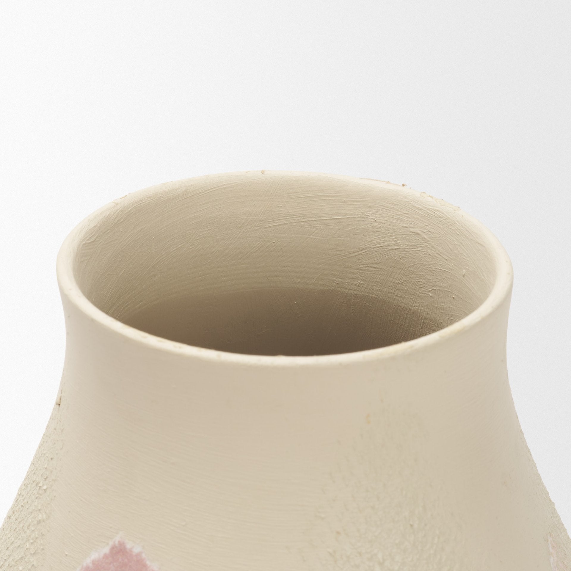 Velo Cream Hand-Painted Vase