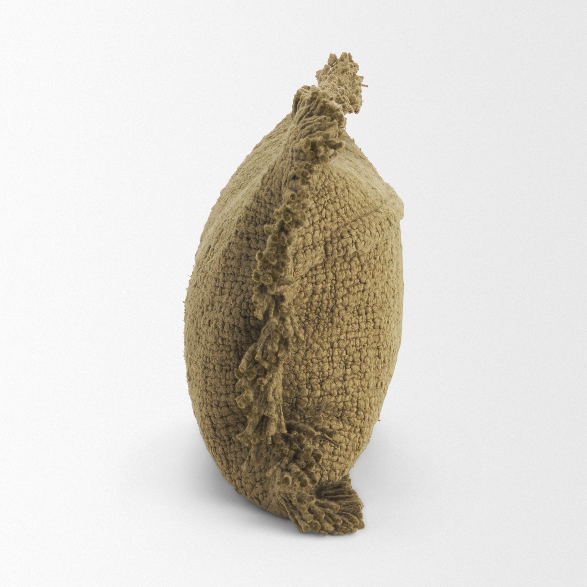 Kambal Dark Olive Decorative Pillow