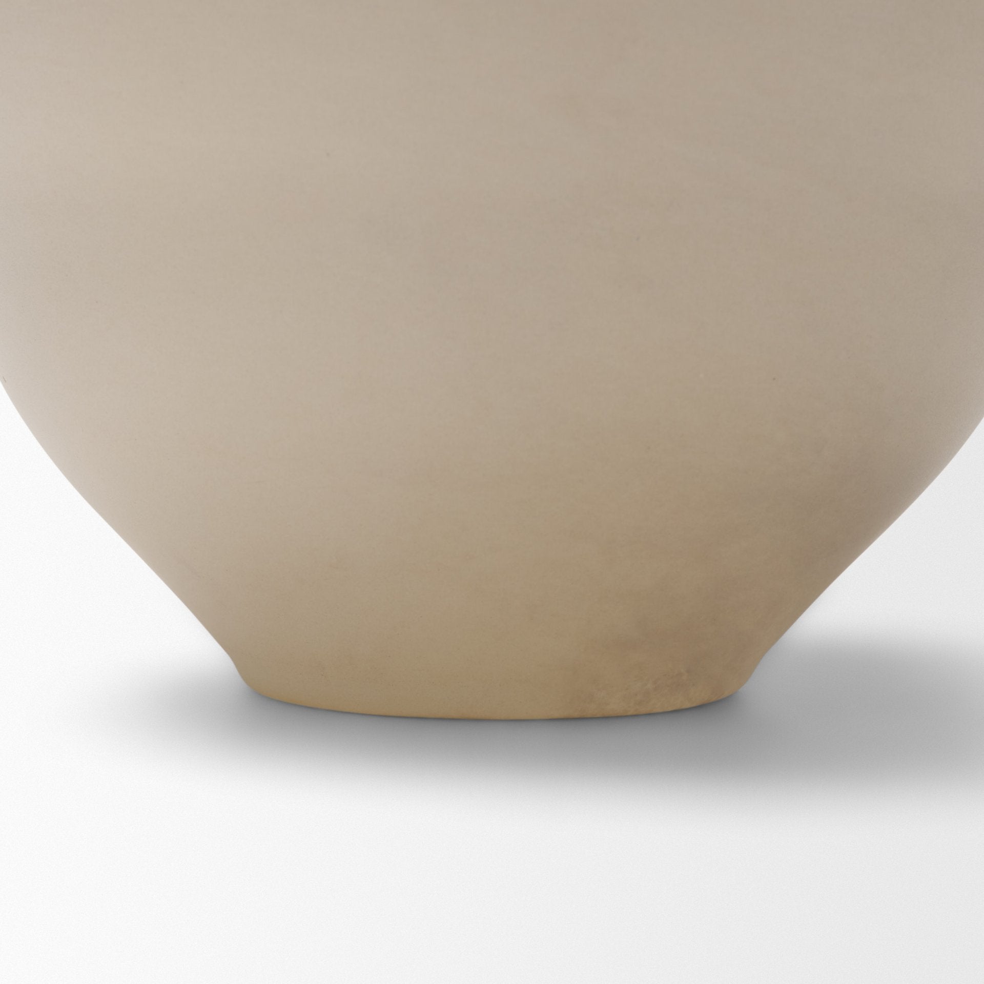 Dune White Glass Vase