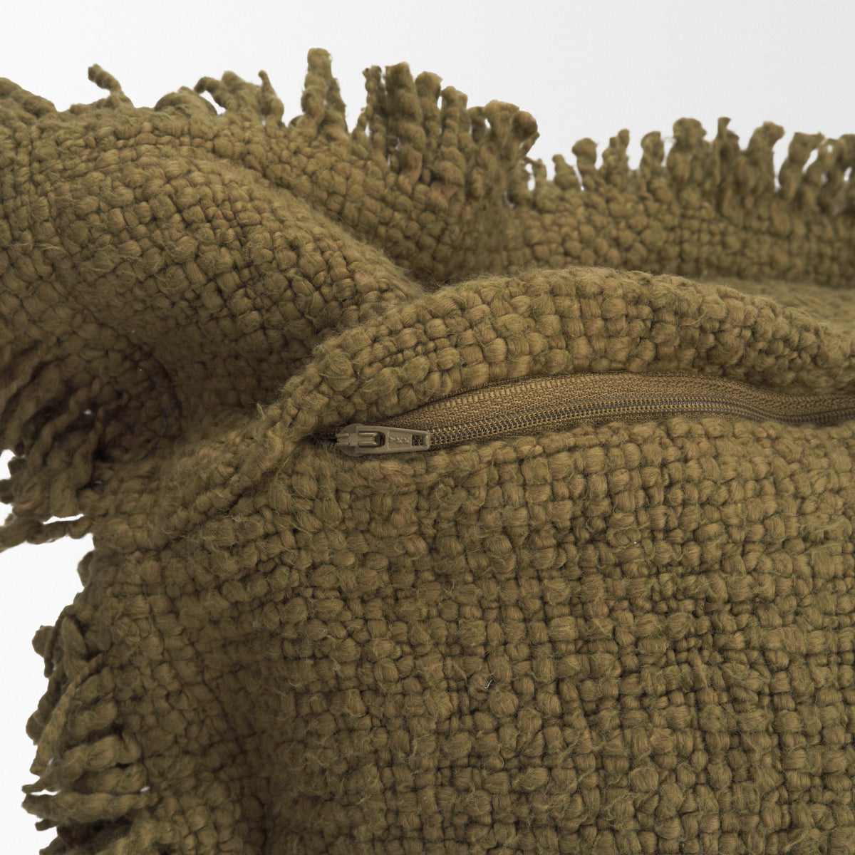 Kambal 14x36 Dark Olive Decorative Pillow