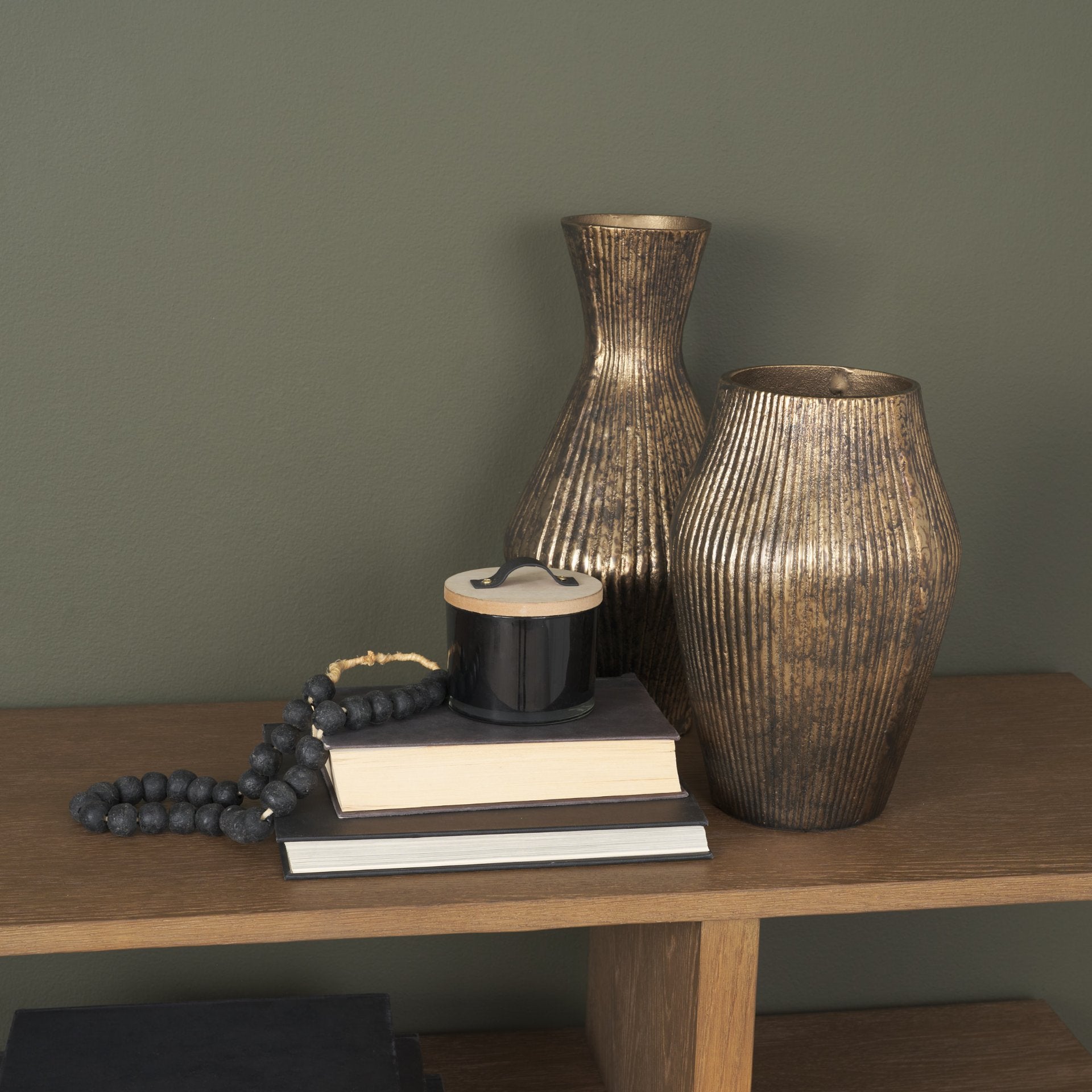 Patine Fluted Vase