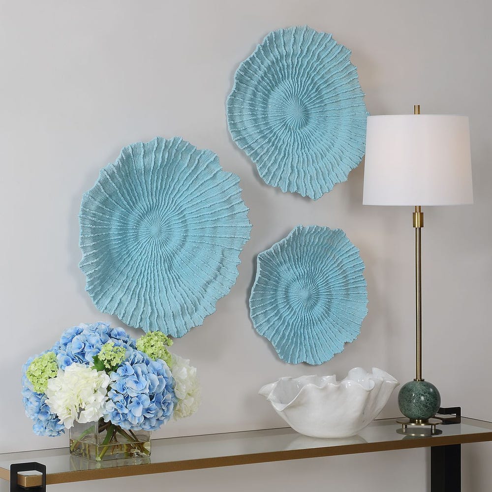 Ocean Gems Wall Decor, S/3