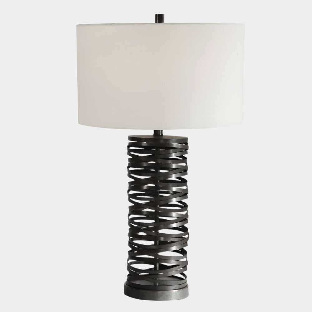 Alita Rust Black Table Lamp